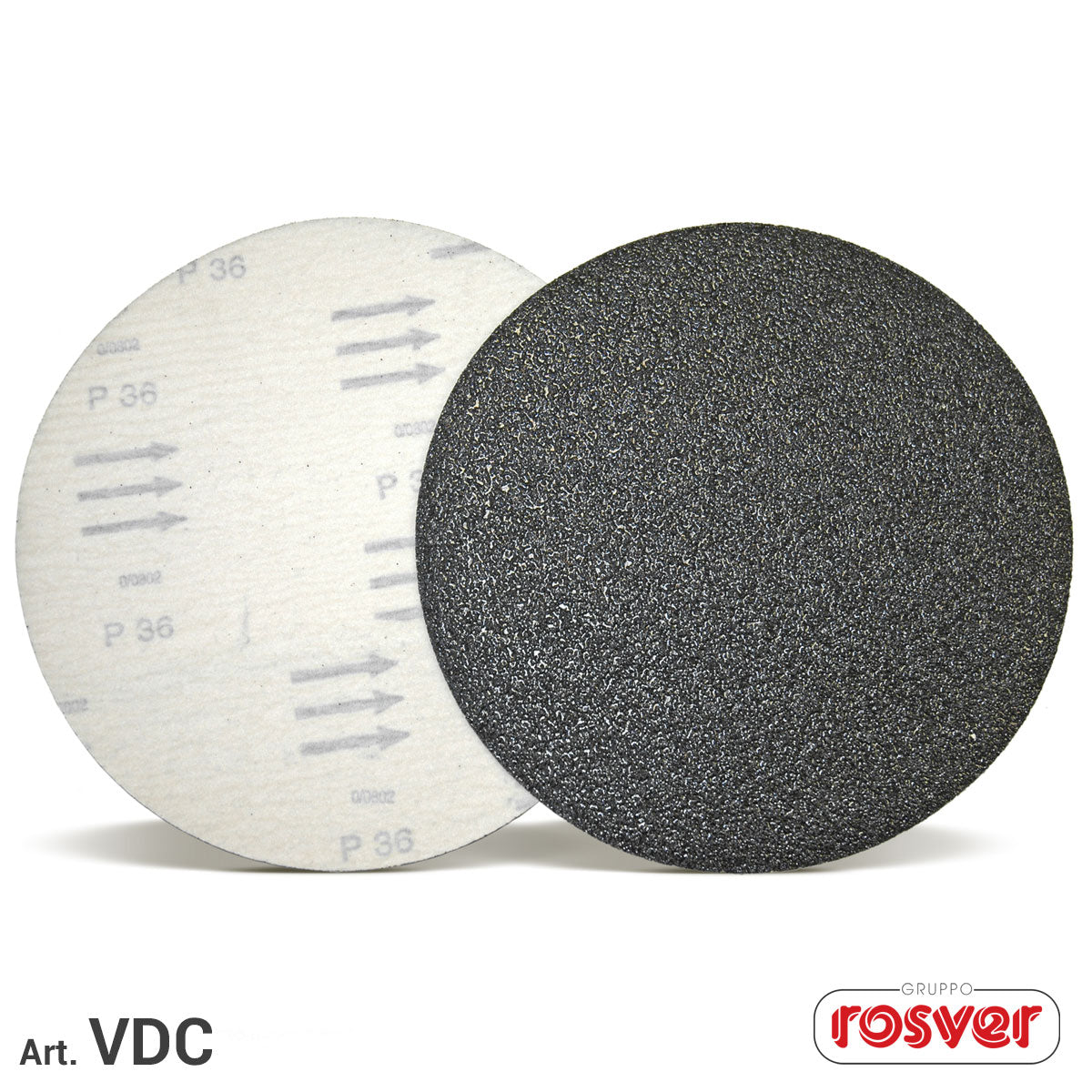 Silicon Carbide Hook and Loop Discs Rosver VDCF D.150 - Conf.100pz