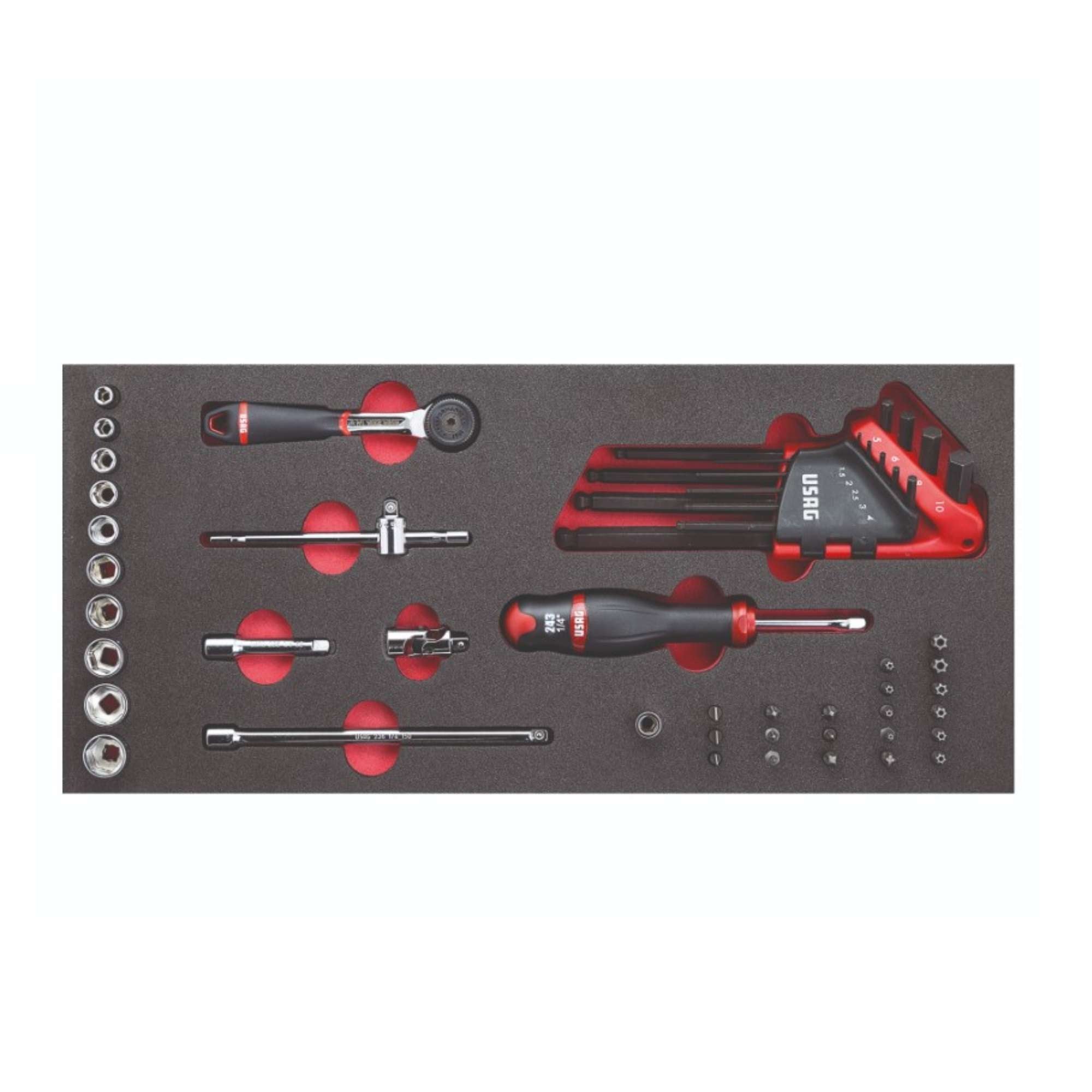 Two-coloured assorted sponge module 46pcs - Usag U05190940