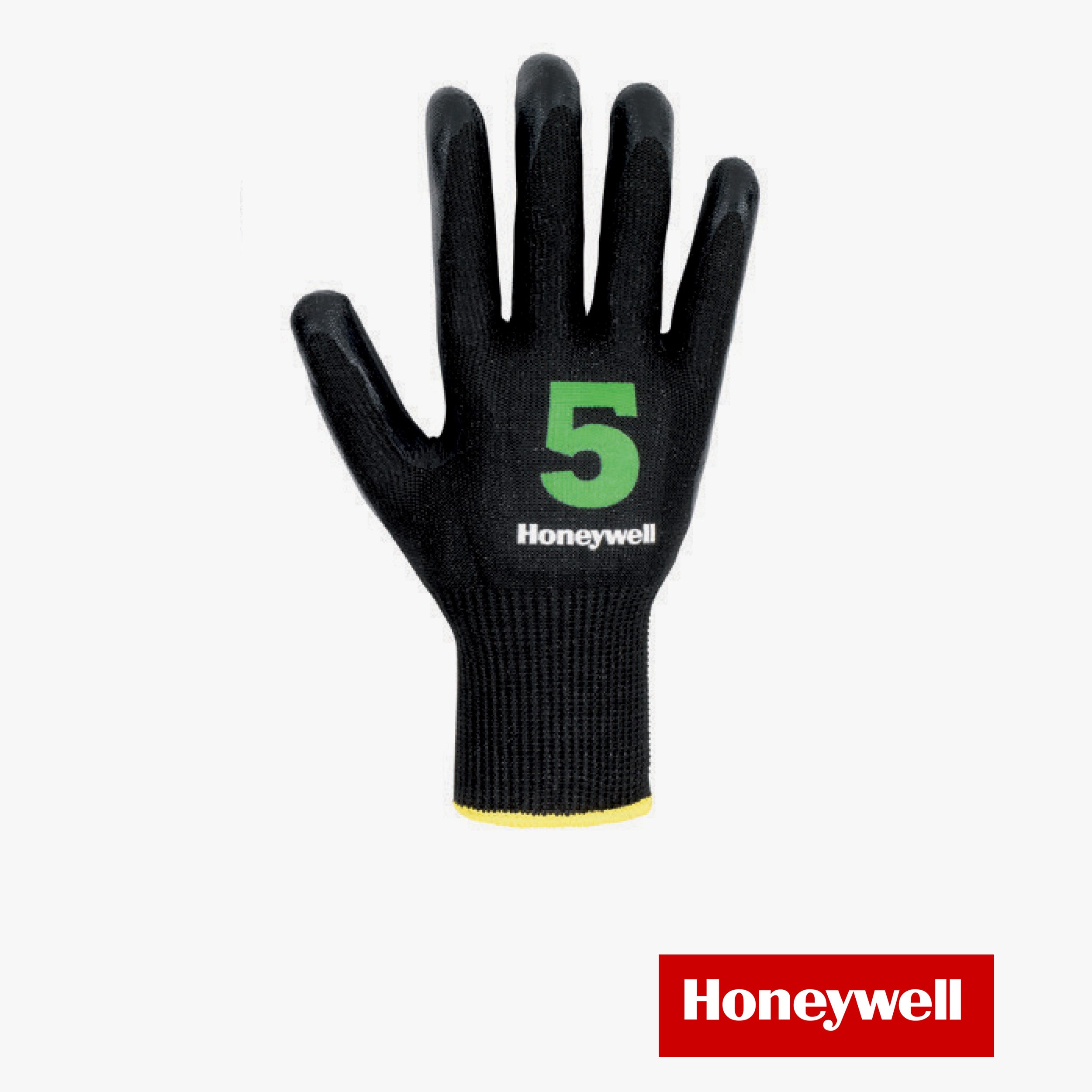 Gloves vertigo black nit c&g 5 - 10pcs