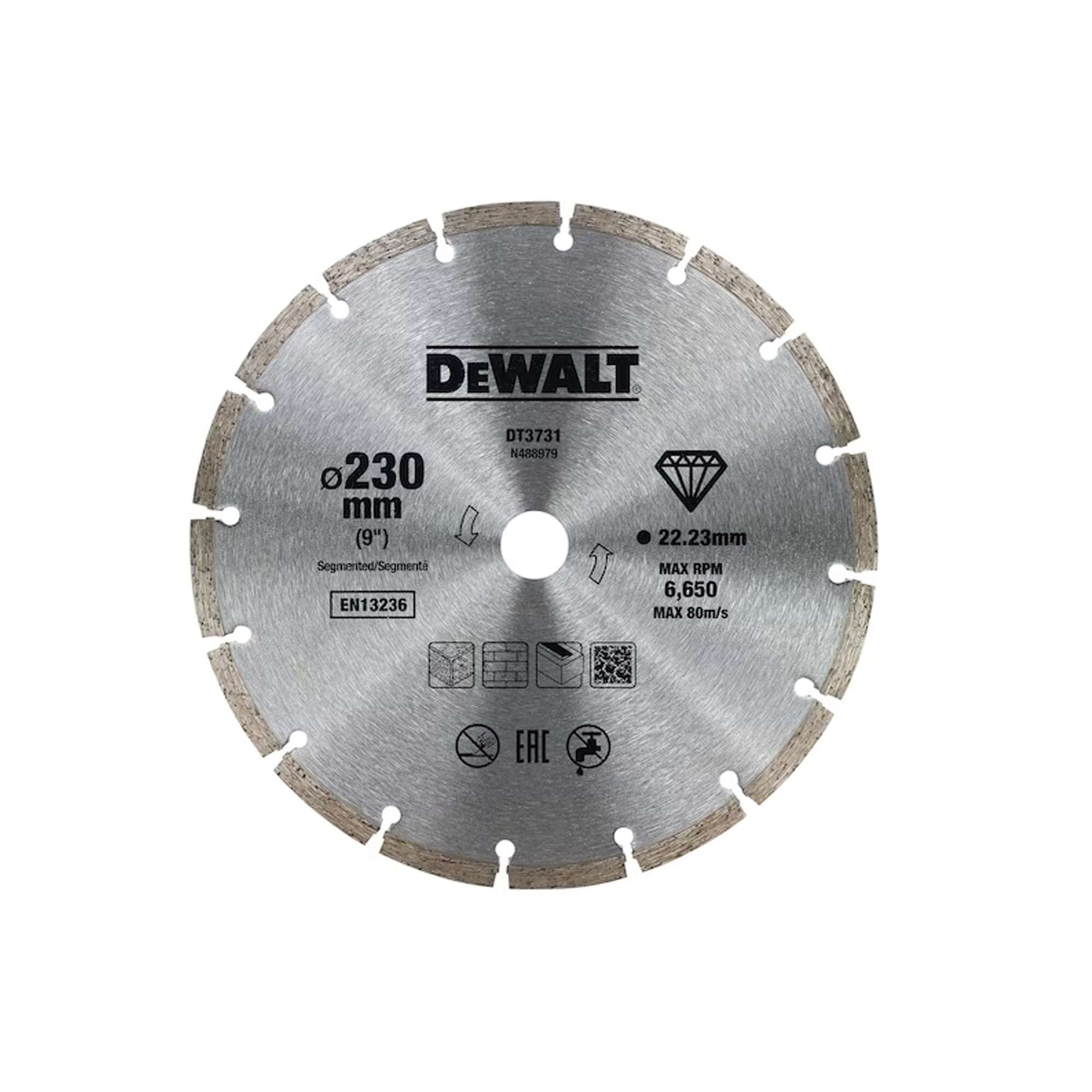 Diamond cutting disc DEWALT DT3731-QZ 230 X 22.2 X 7 MM