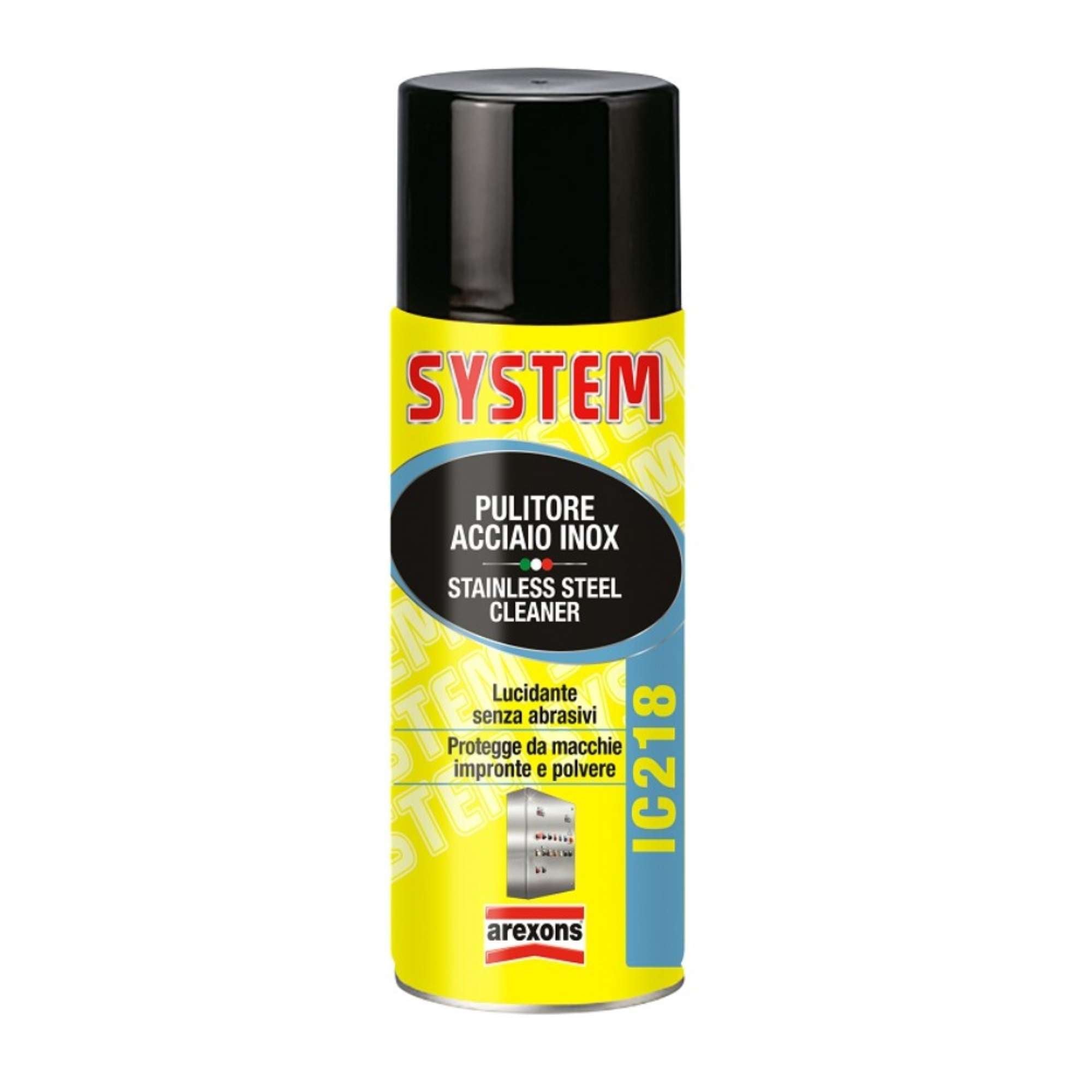 System IC218 Stainless Steel Cleaner 400ml - Arexons 4218