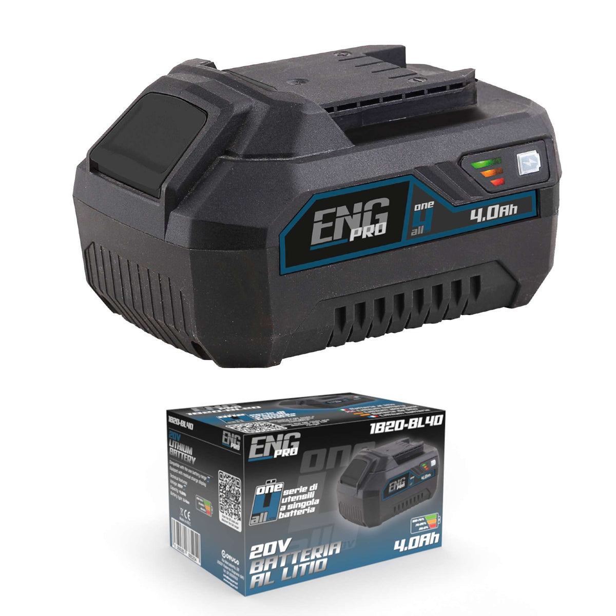 Akku 20 V 4,0 Ah ONE4ALL – ENG PRO