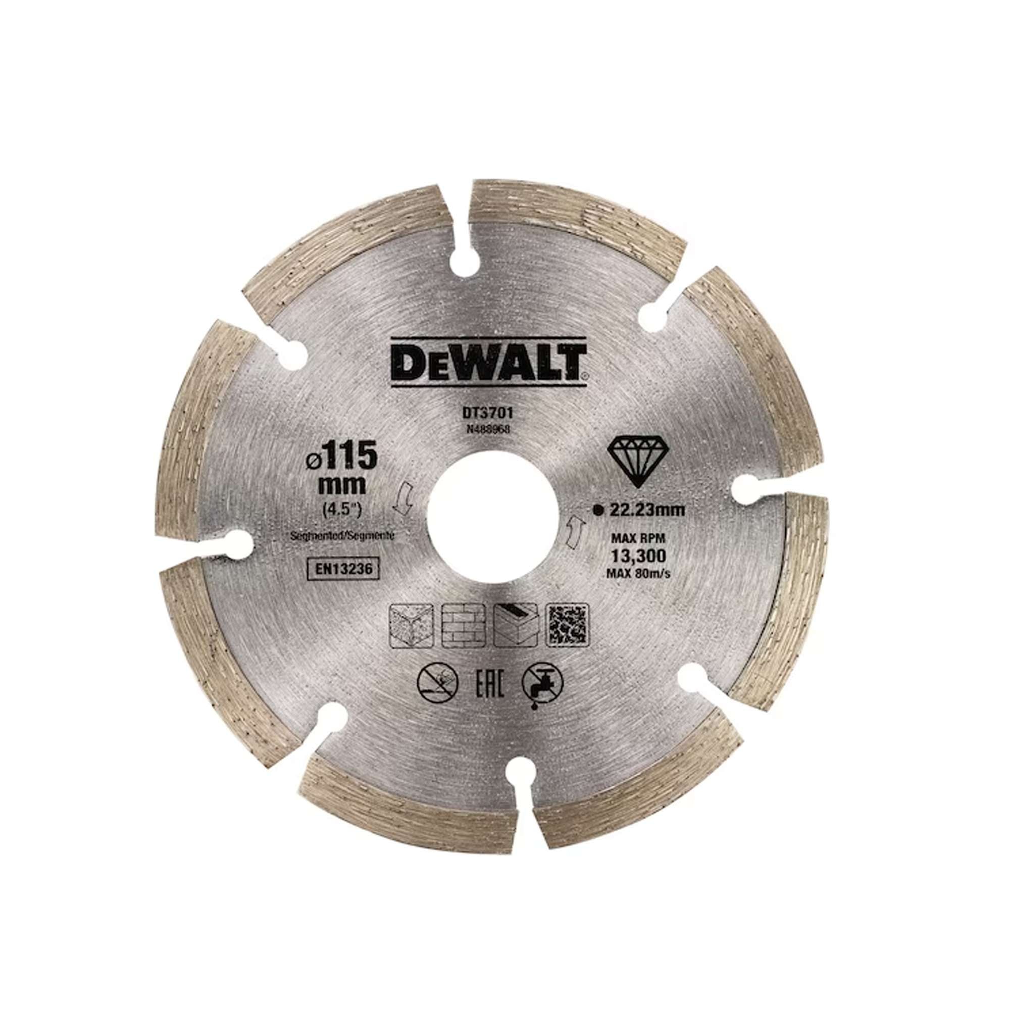 Diamond cutting disc DEWALT DT3702-QZ 115 X 22.2 X 7 MM