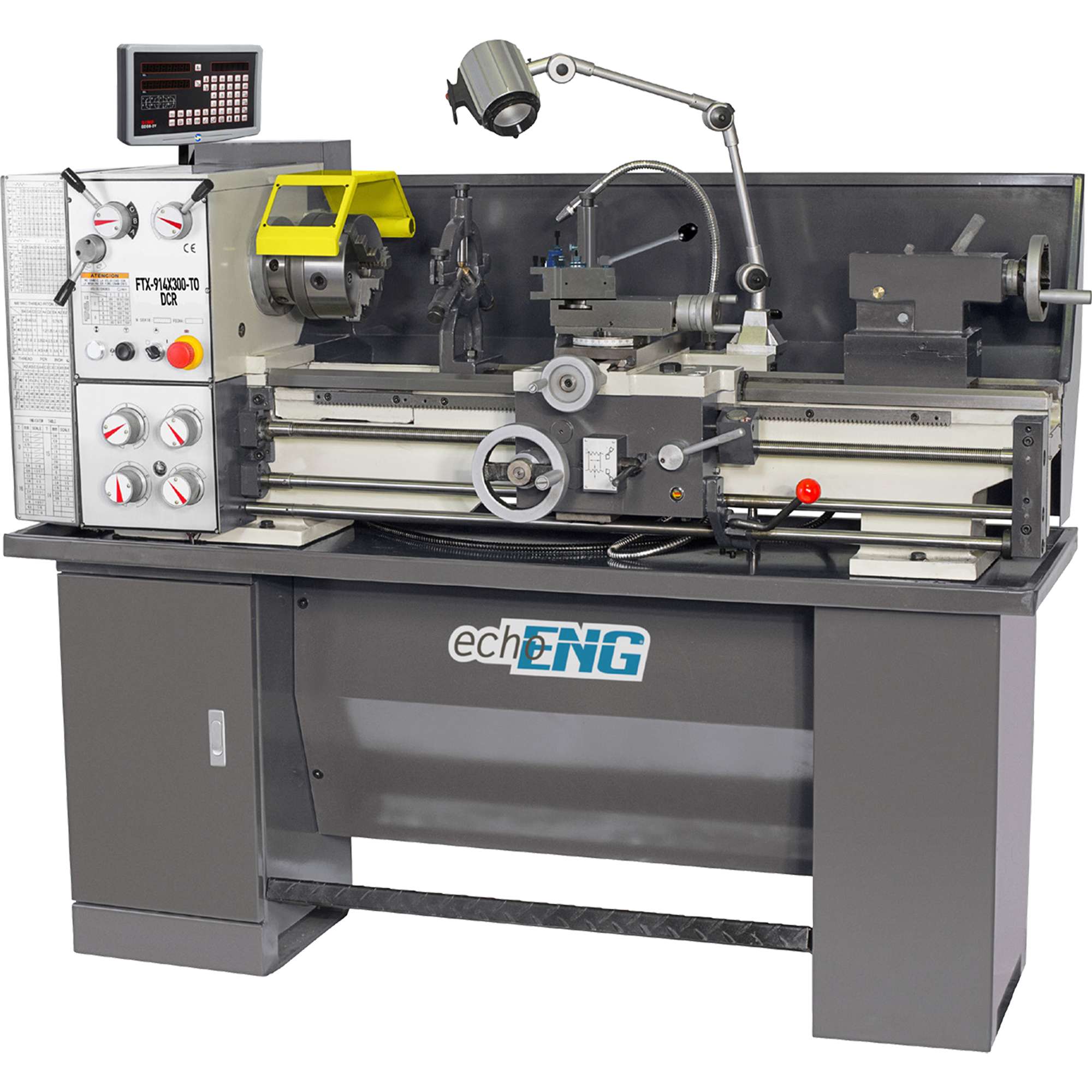 Parallel lathe FTX-914X300-TO DCR 914x300 mm 400V with DRO -ENG PRO