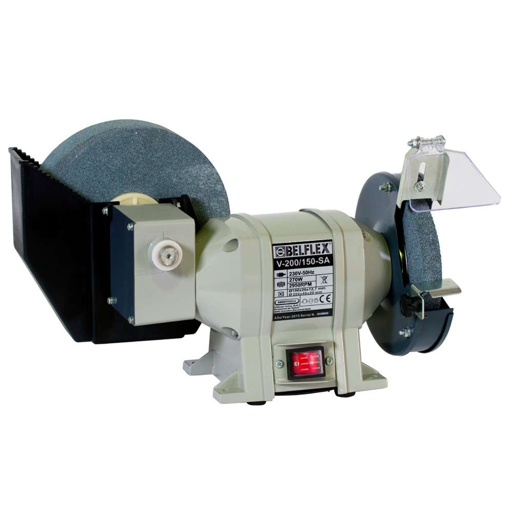 Electric sharping-polishing machine 230V 200mm - Belflex - V 200/150 SA