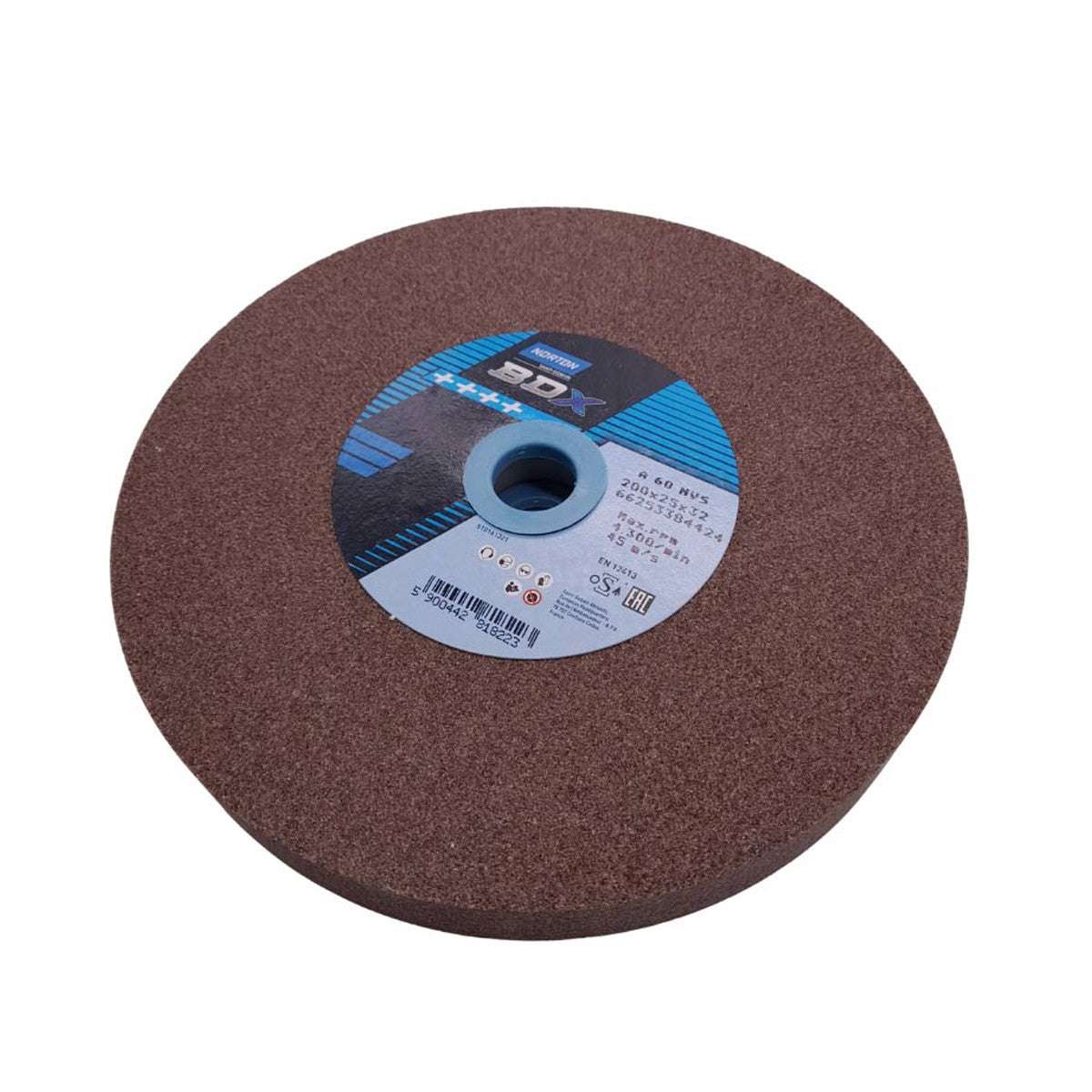 BDX NORTON Gr.60 flat disc abrasive wheel 200x25x32 mm - Norton