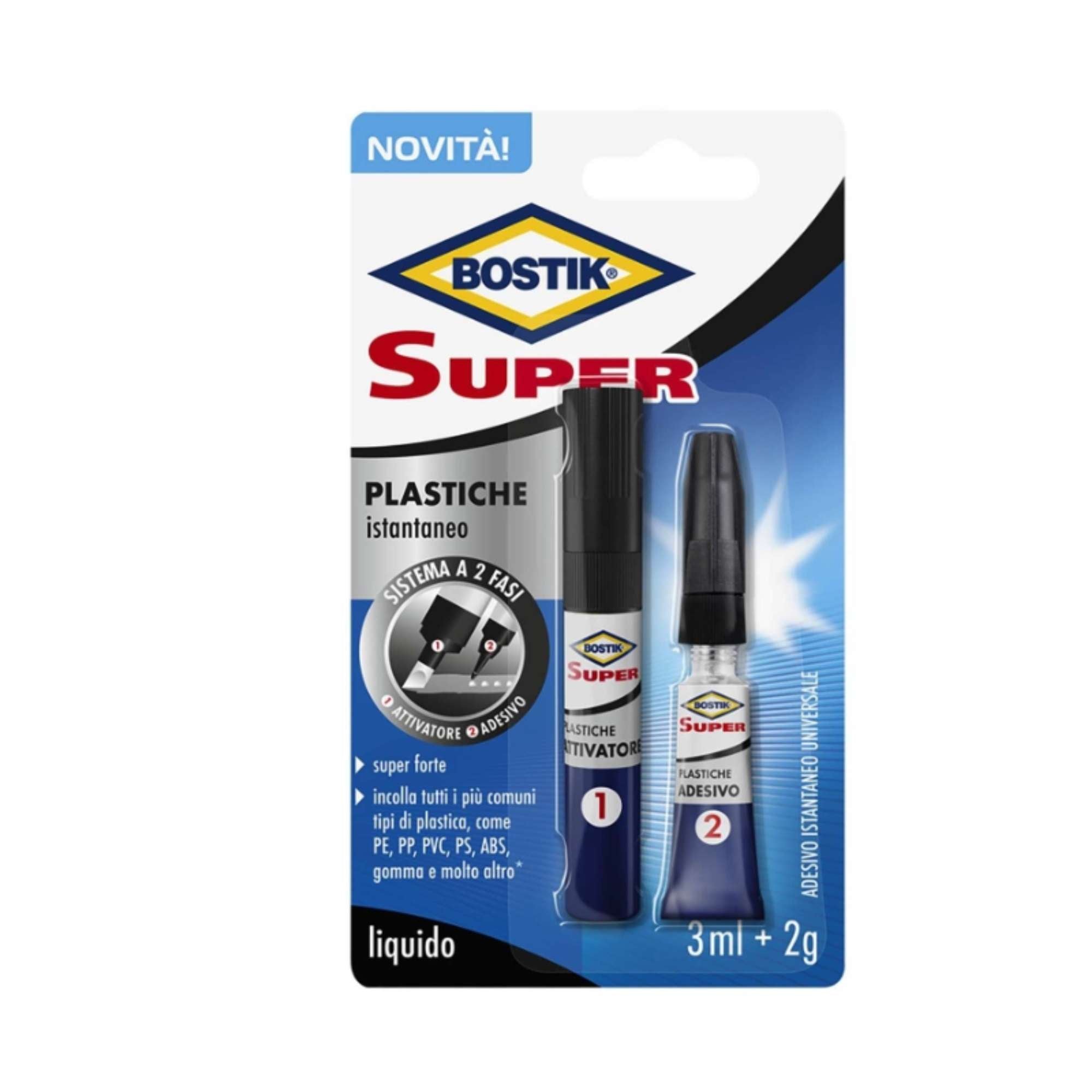 Super Plastics Adhesive 2G+3Ml - UHU Bostik 7000074