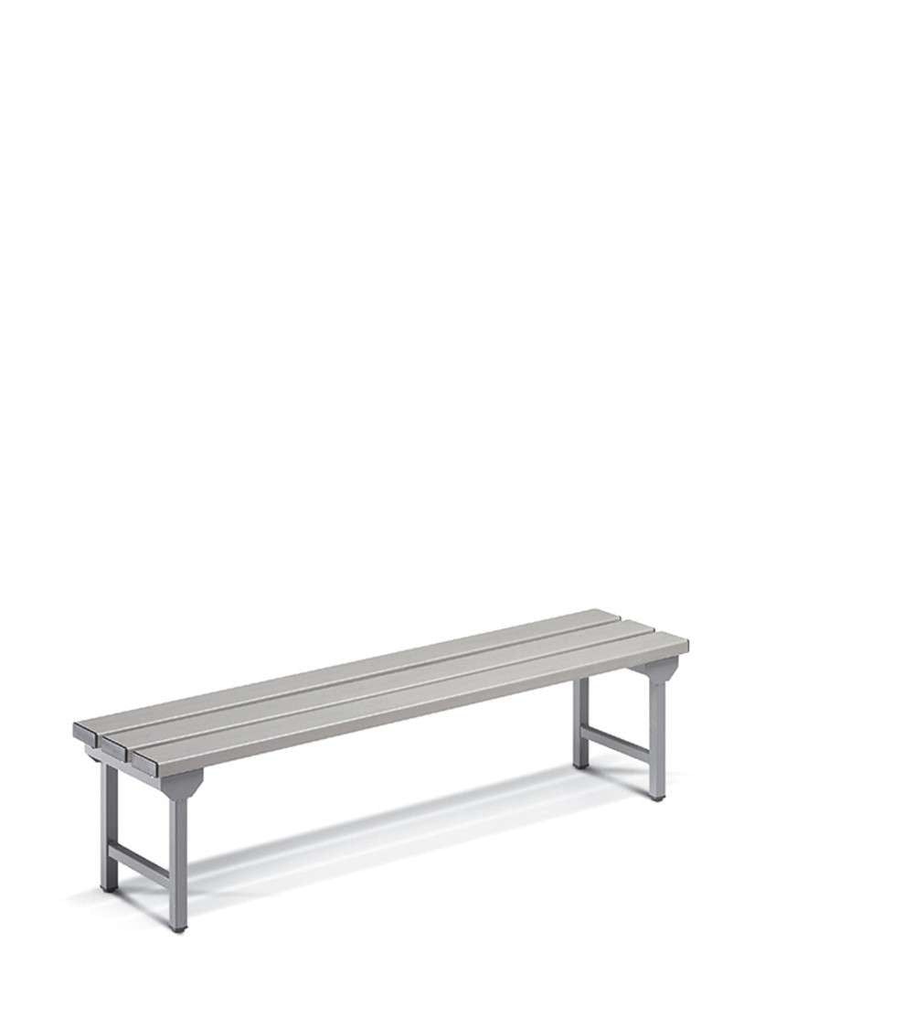 METAL DRESSING BENCH 1495 X 360 X 385 H - SINGLE - FAMI FAN95500001 - GREY