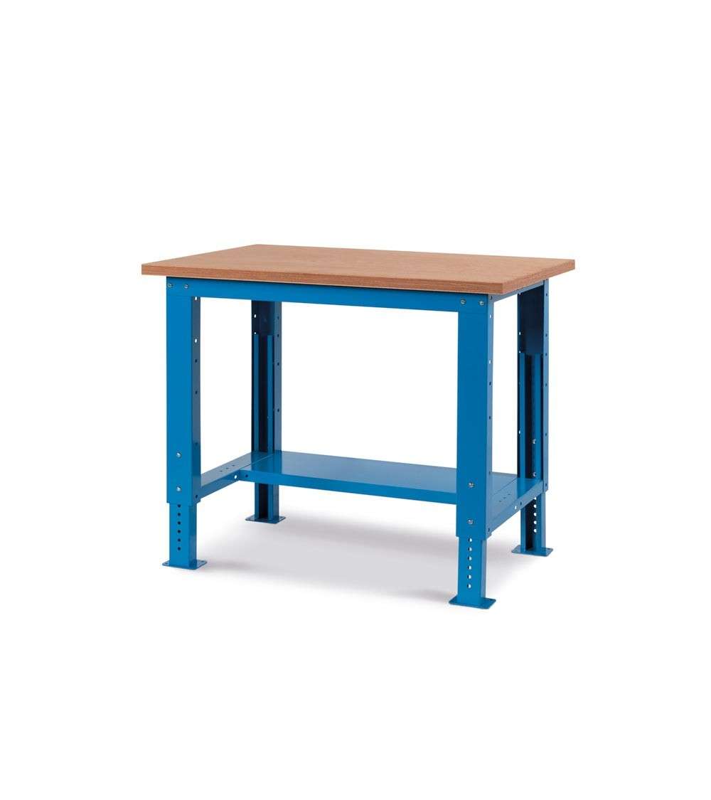 WORKSHOP WORKBENCH 1024 x 750 x 732-1107 H - MULTIPLEX TOP - FAMI FBG02S1000R0004 - WORK UP BLUE