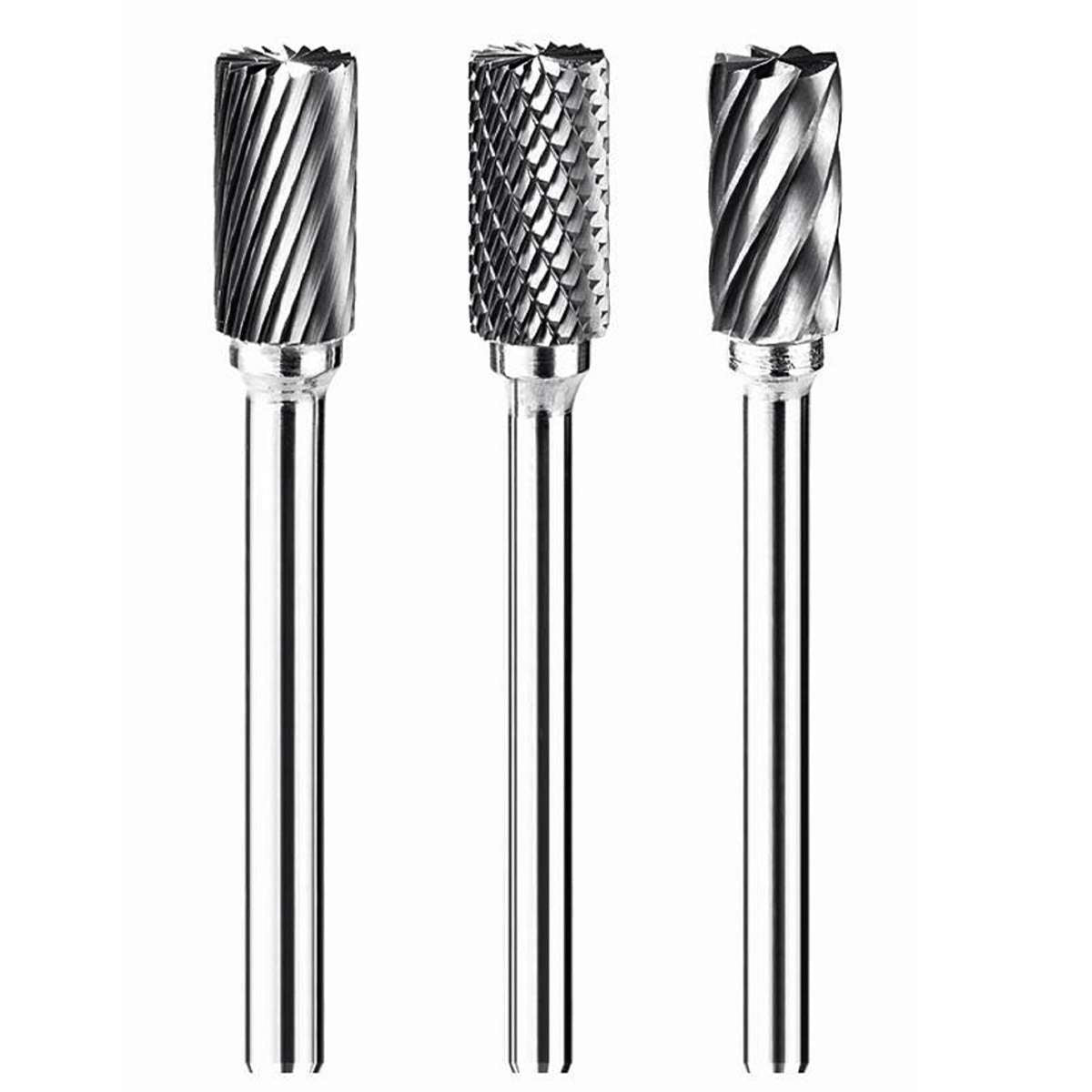 Cylindrical Carbide Cutters with Head Cuts B - Spherical cylindrical shape Conf.1pz