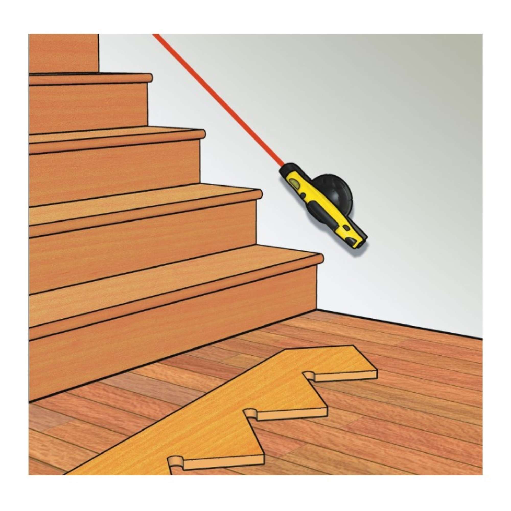 SP 2 laser spirit level with range over 30 meters - Stanley 0-77-152