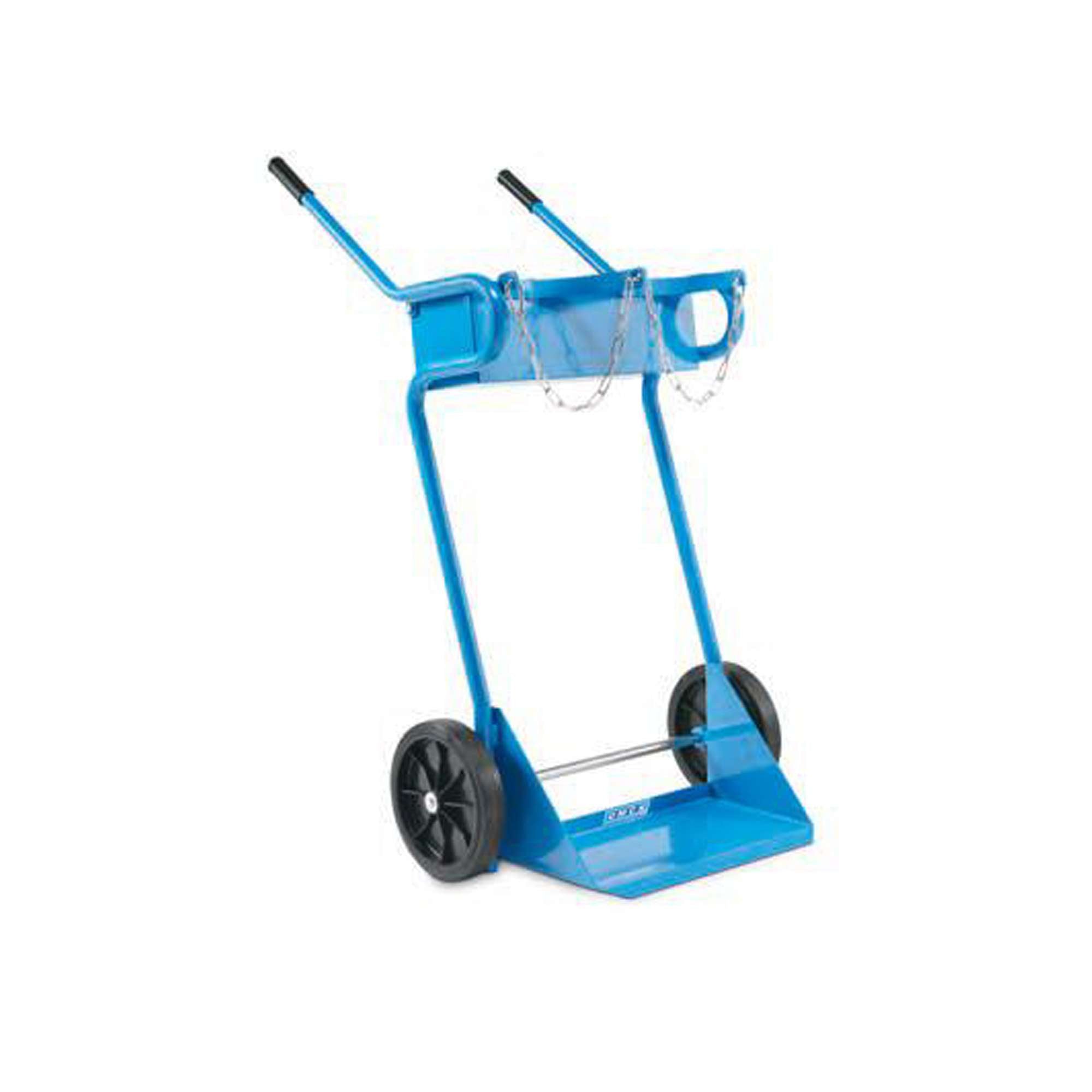 200 kg capacity cylinder trolley 660x1400x340 mm - OMCN 095