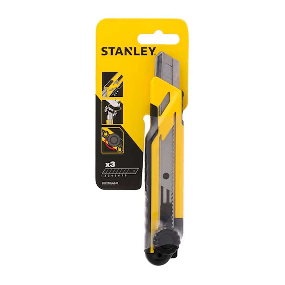 Cutter 18 mm with locking wheel 3 blade Stanley STHT-10268-0