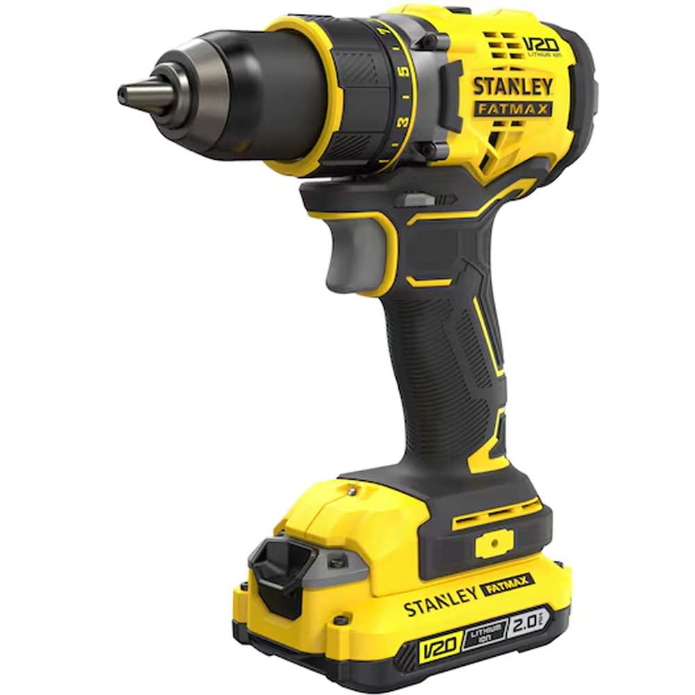 Cordless drill driver brushless 18V V20 Stanley Fatmax 2.0Ah SFMCD720D2K-QW