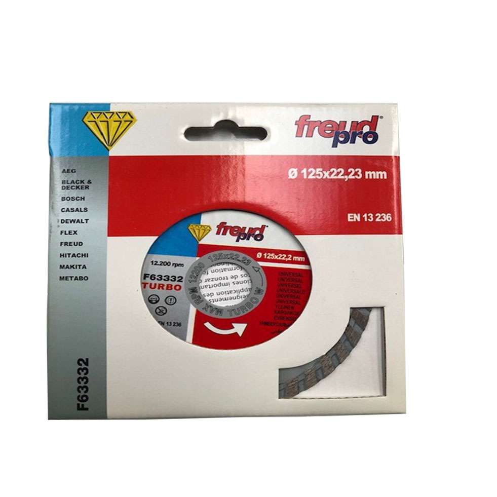 125mm diamond disc with universal sector - Freud - F63332