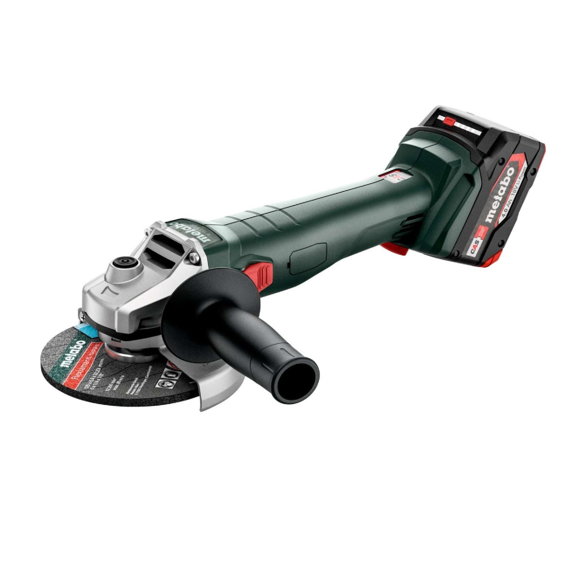 Cordless angle grinder 2X4Ah - Metabo W19 L 9-125