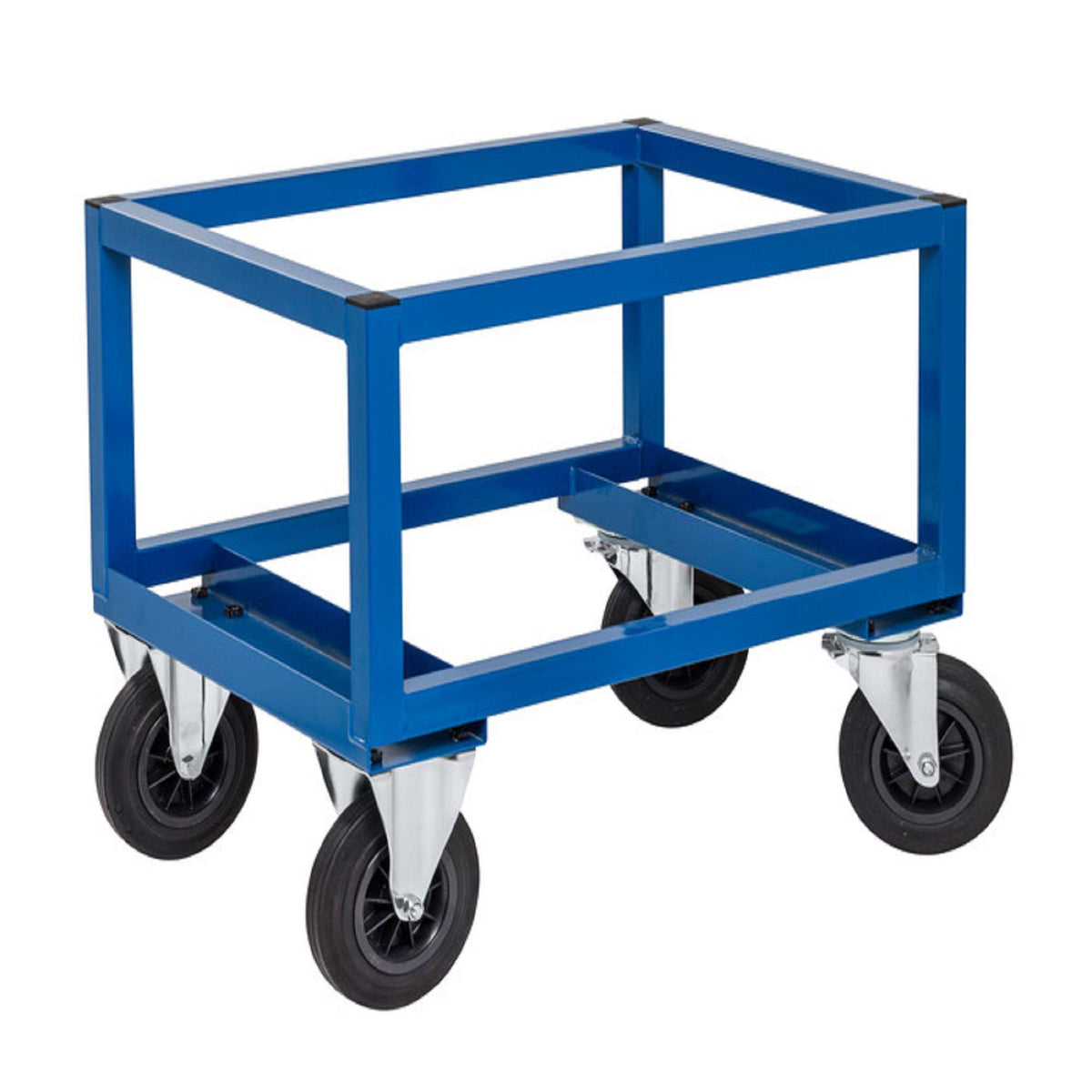 Blauer Hubwagen, höhenverstellbar, LxBxH (mm) 800 x 600 x 654 - Kongamek