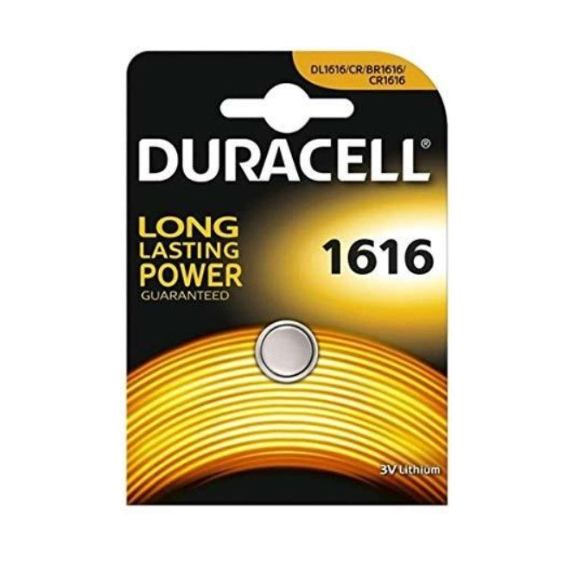 3V Lithium button cell - DURACELL CR1616