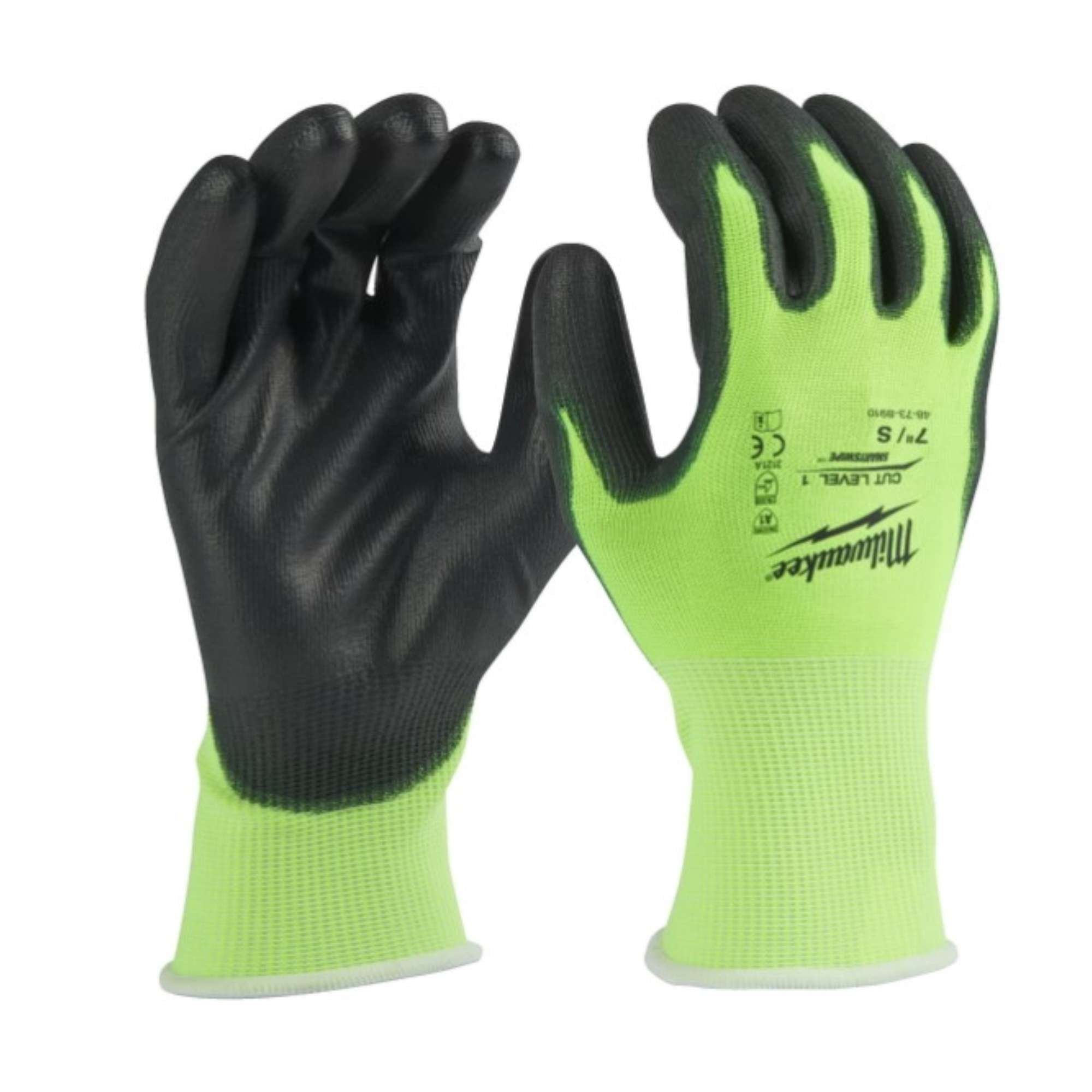 High visibility cut resistant gloves size 10/XL - 4932479919 - Milwaukee