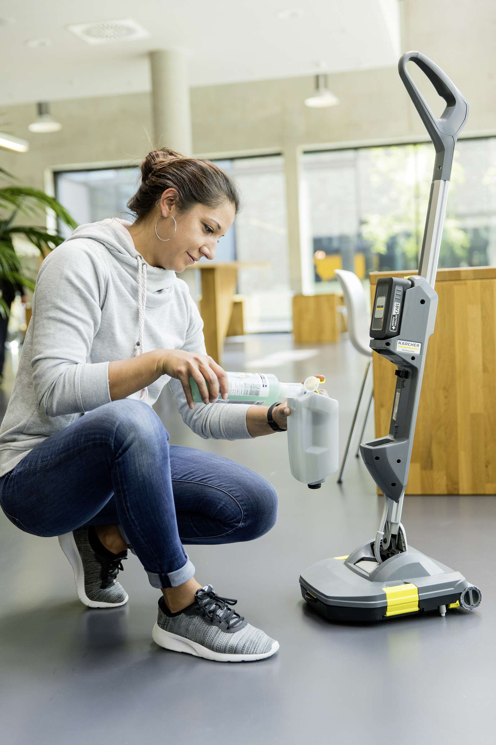 Karcher-Professional scrubber dryer BR 30/1 C Bp Pack 18/30-Karcher