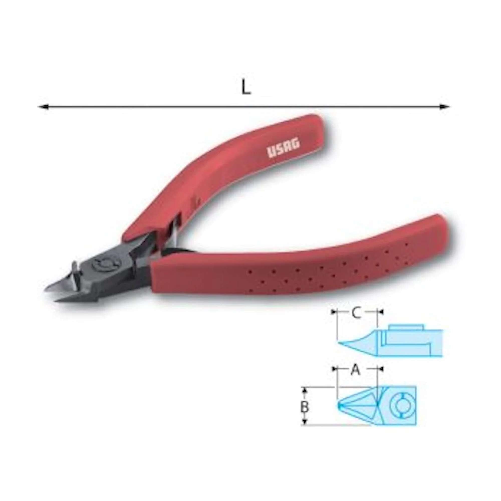 Half-round pliers - Usag 133BP-160