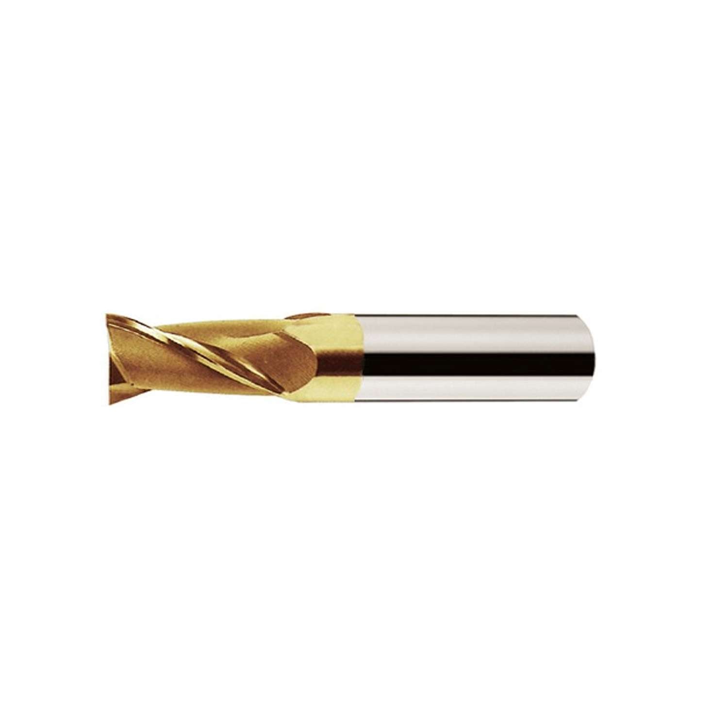 HSS TIN-coated end mills with 2 cutting edges mm 3 - 25 - UT 10 FF