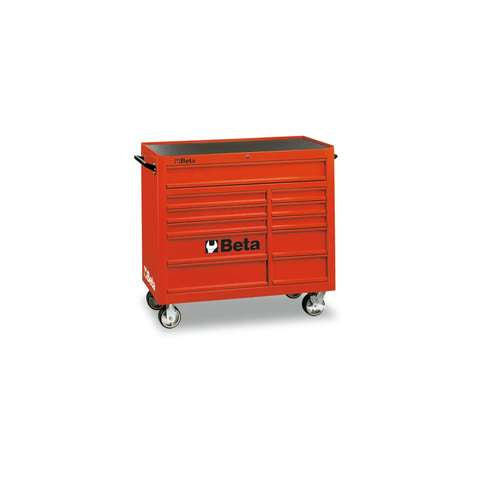 Tool chest with 11 drawers red load capacity 1200Kg - C38-R Beta