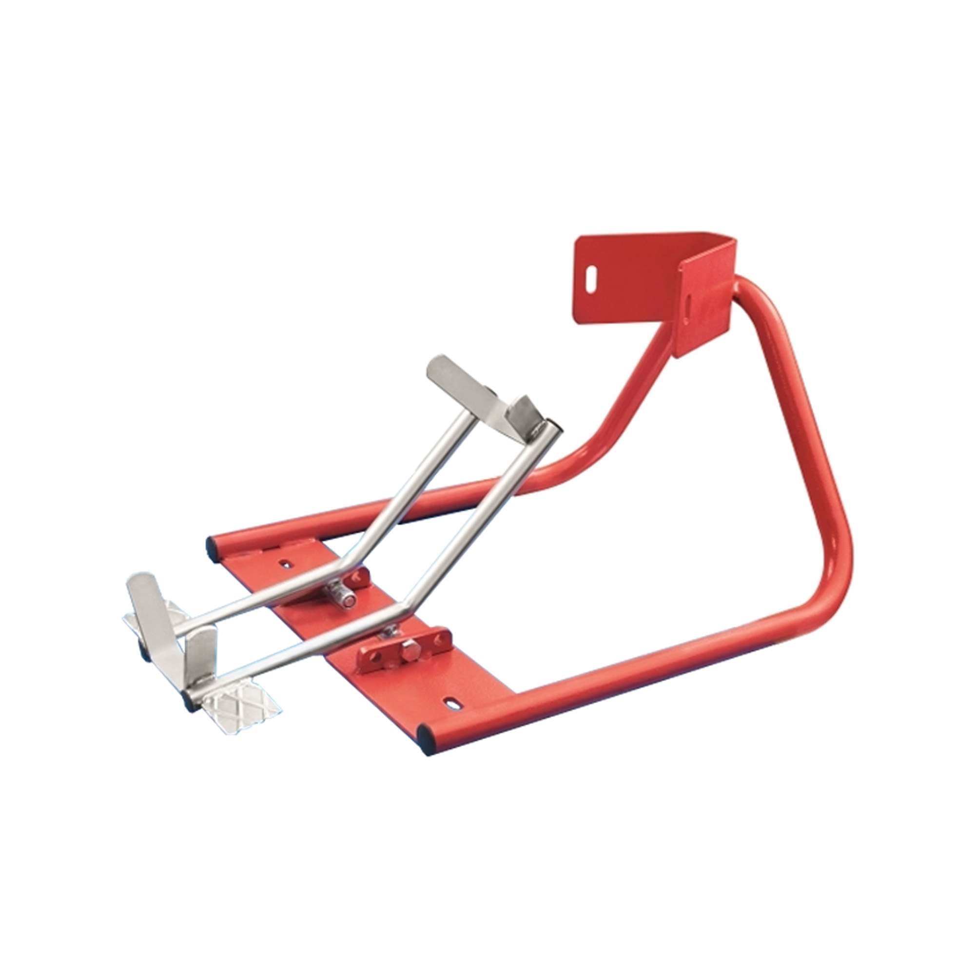 Folding front wheel clamp for motorbike lifts - OMCN 563/A