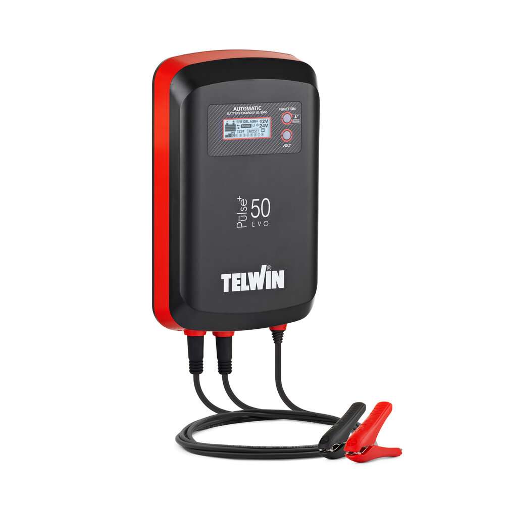 Battery charger, electronic battery tester 50 EVO 230V 12V/24V - 807595 Telwin