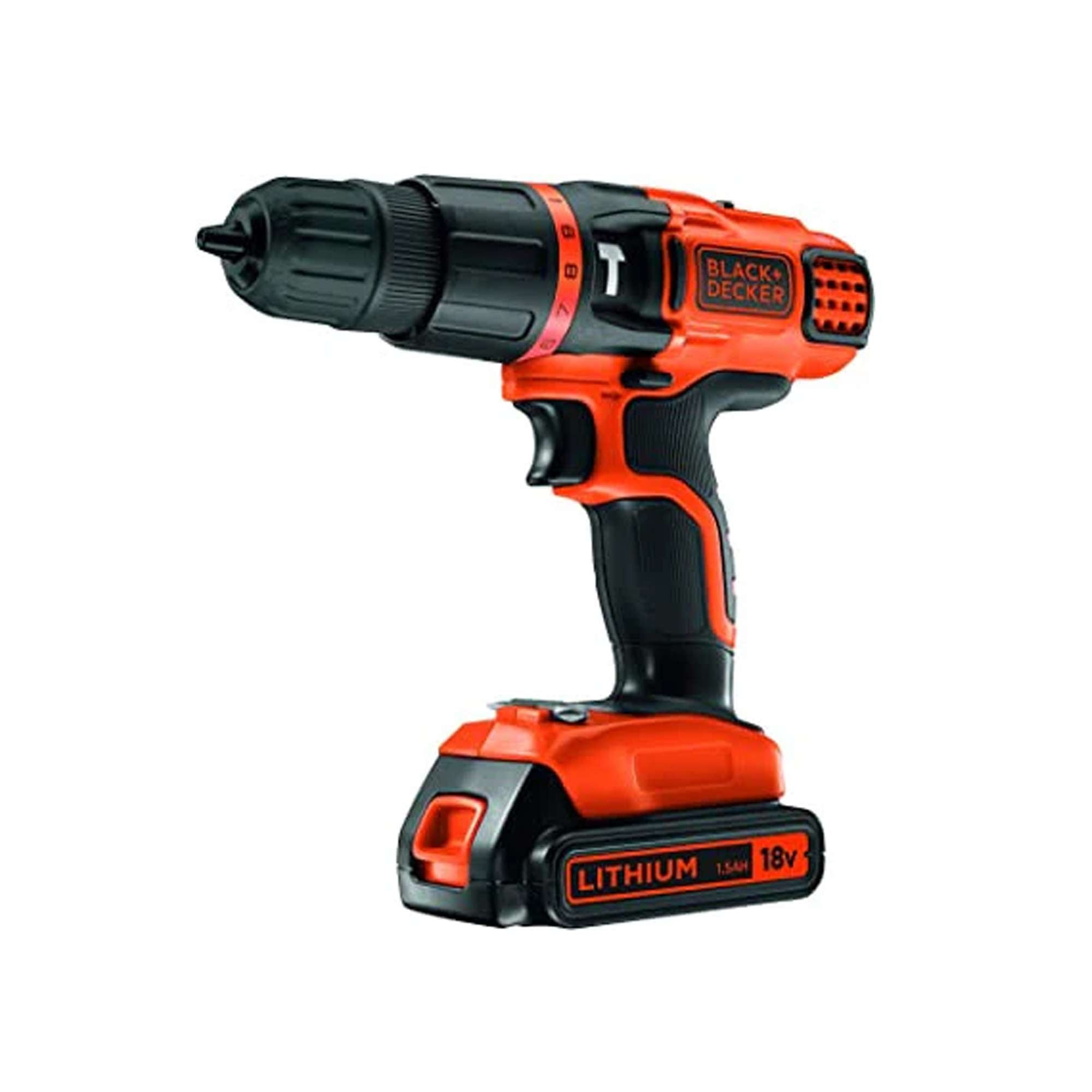 18V Impact Drill Driver with Case - Black&Decker EGBL188K-QW