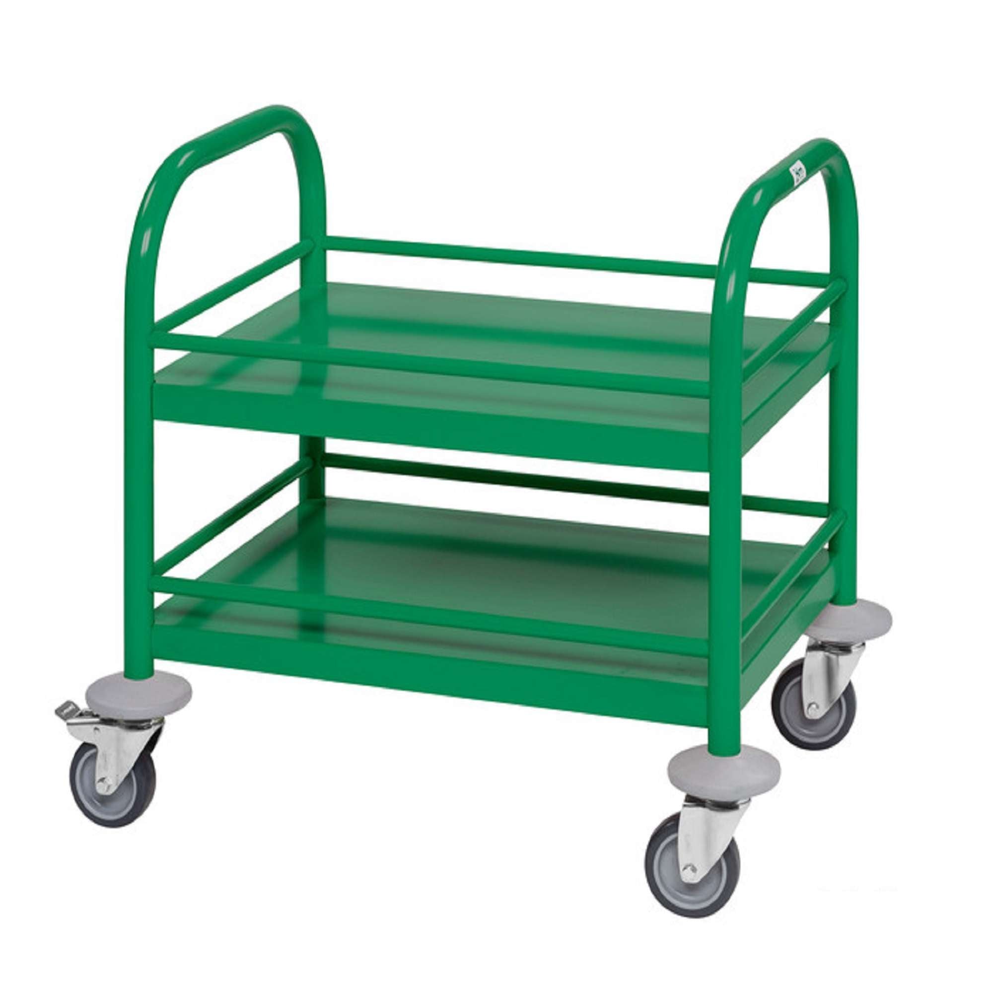 Mini trolley with brake, Green L x W X H (mm) 530 x 375 x 550 - Kongamek