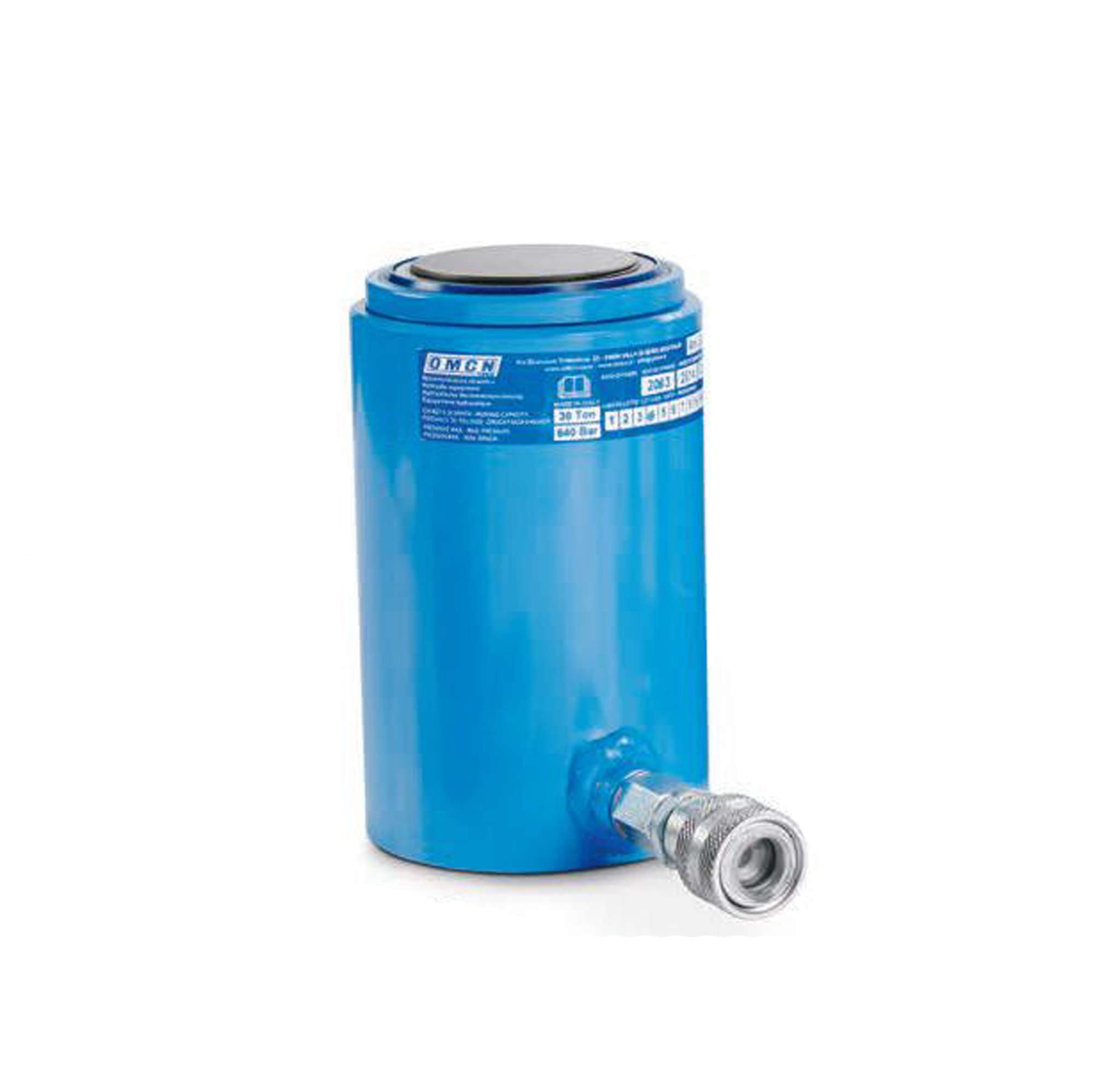 Hydraulic cylinder 20 ton capacity with spring return H.265mm - OMCN 361/DM