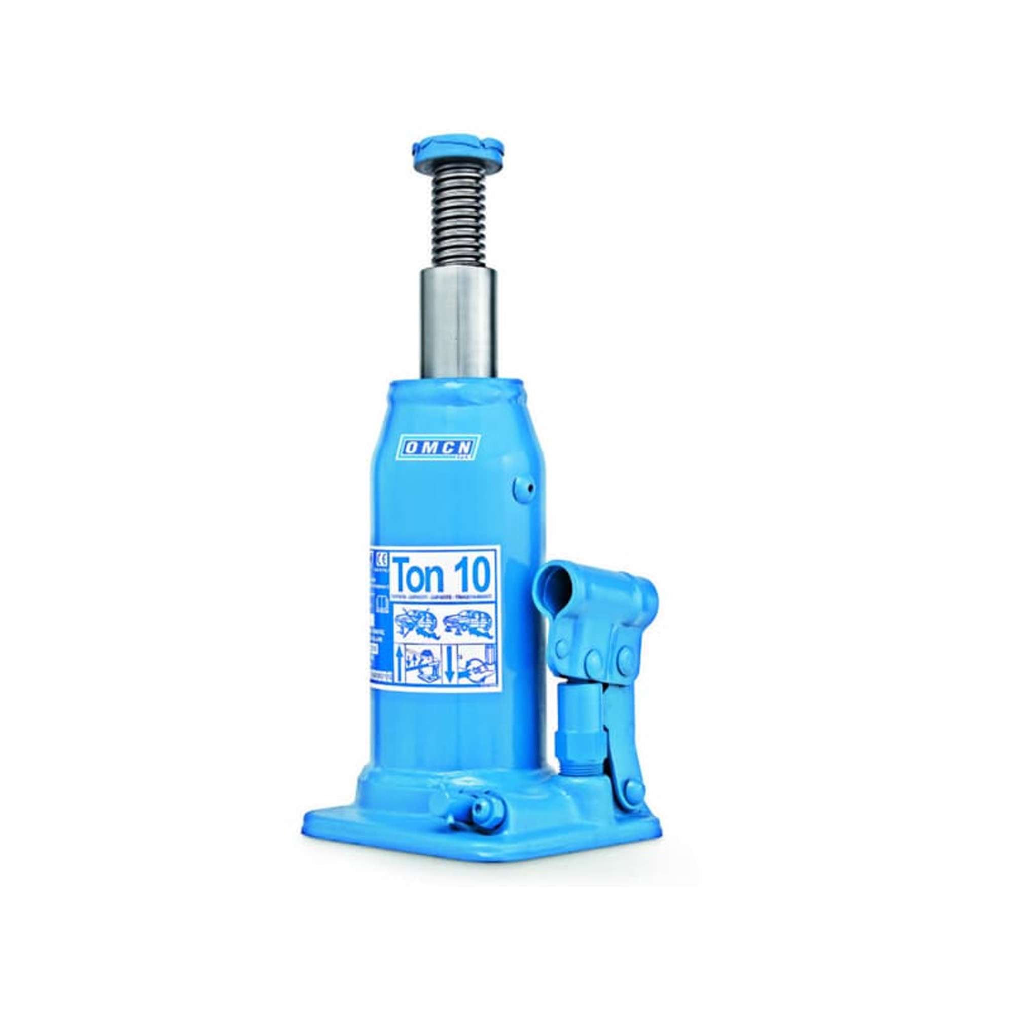 Hydraulic bottle jack, lift 710mm, capacity 10000 kg - OMCN 127/A
