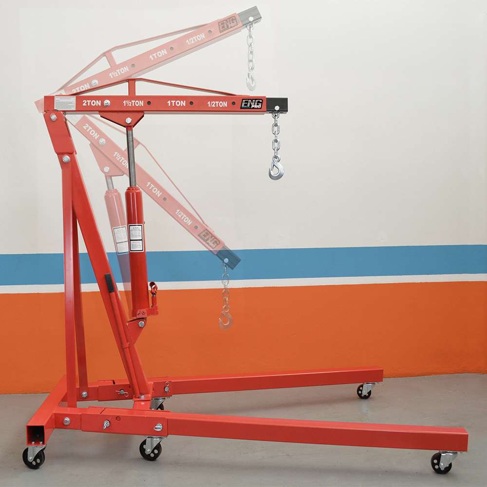 Hydaulic folding crane 2000 kg 2 T 2 ton - MA SL P200 - ENG PRO