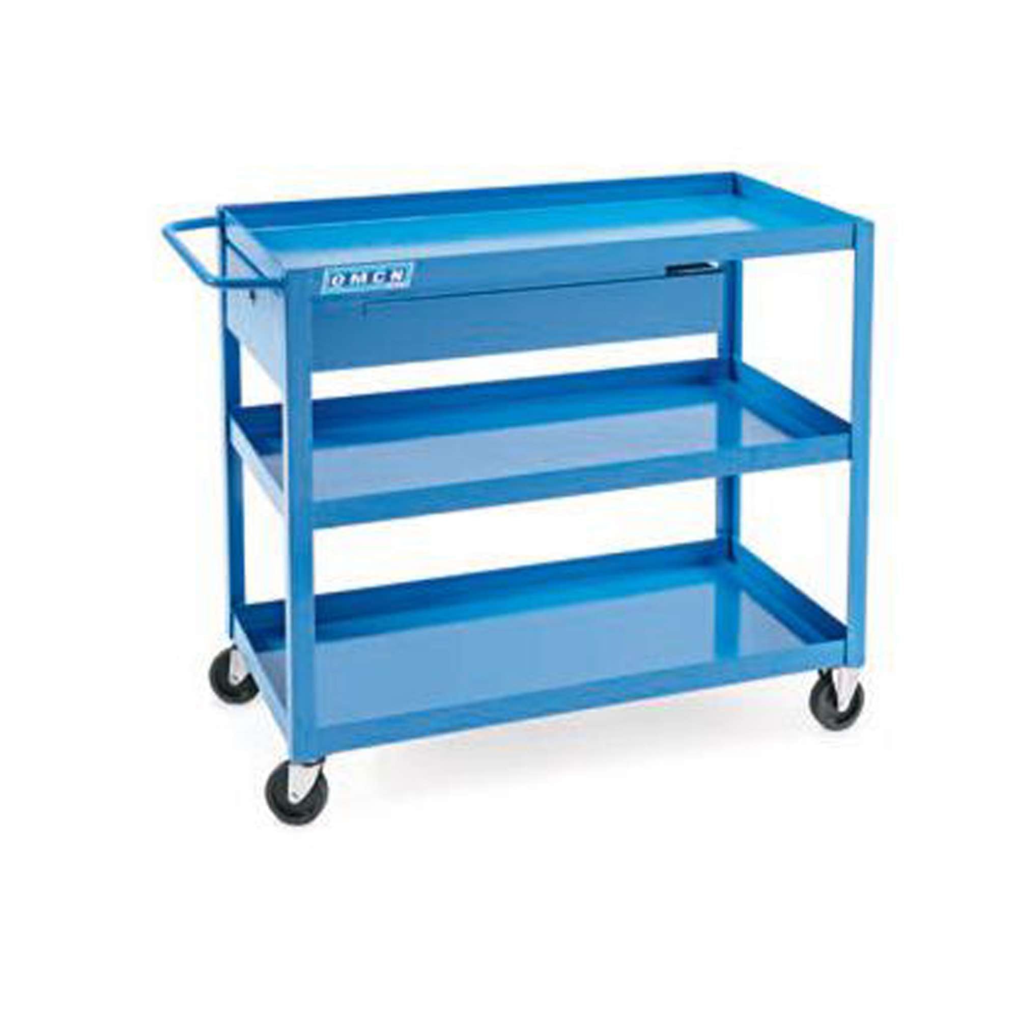 150 kg capacity one-piece tool trolley with drawer - OMCN 109/C