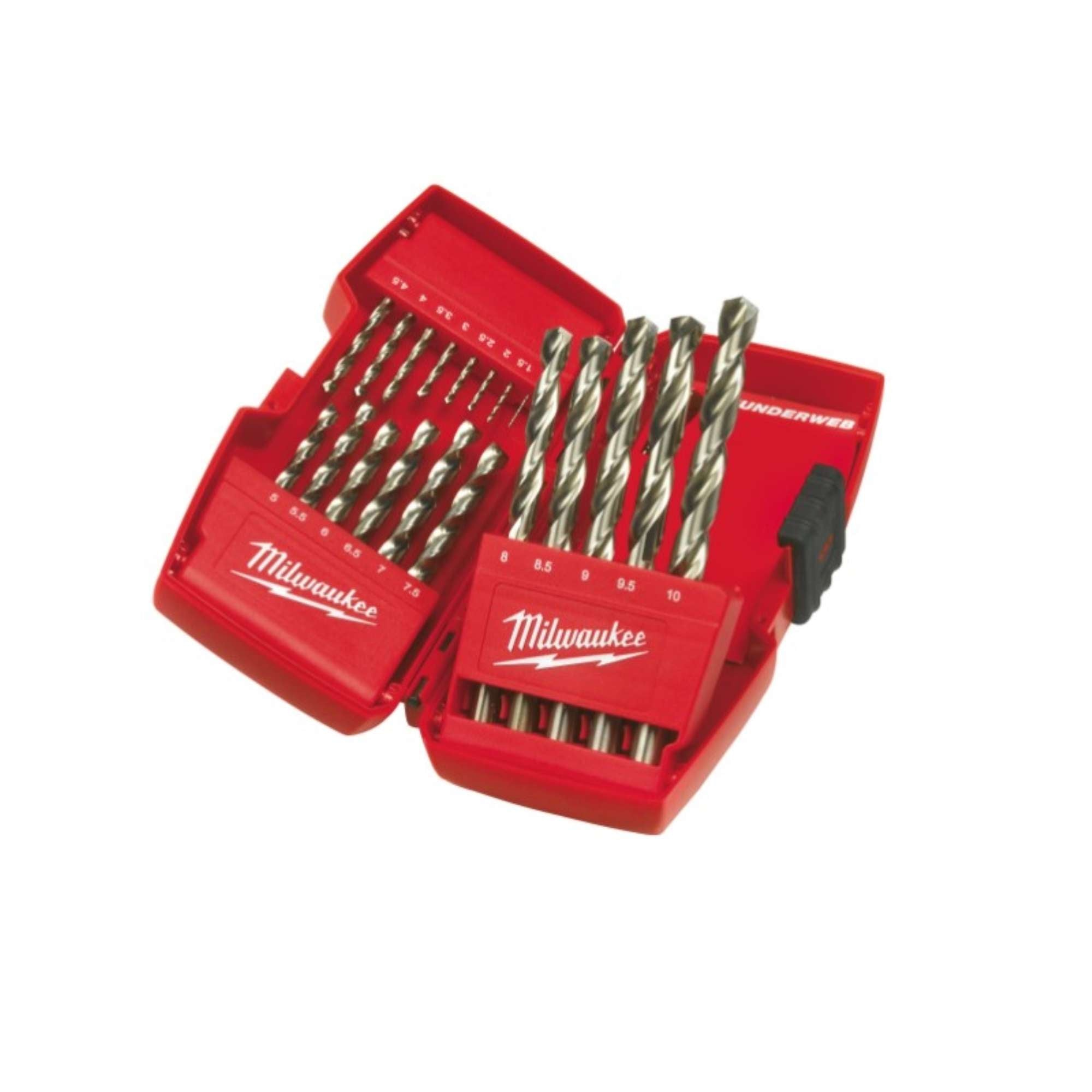 Cassette 19 drills HSS-G DIN 338 - Milwaukee 4932352374