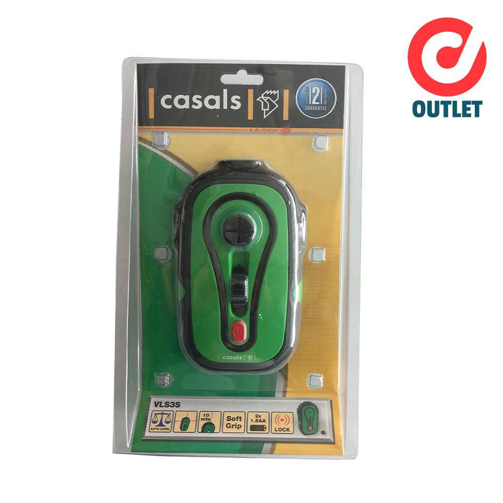 Laser level of 90 self-leveling distance 10m new - Casals - VLS3S