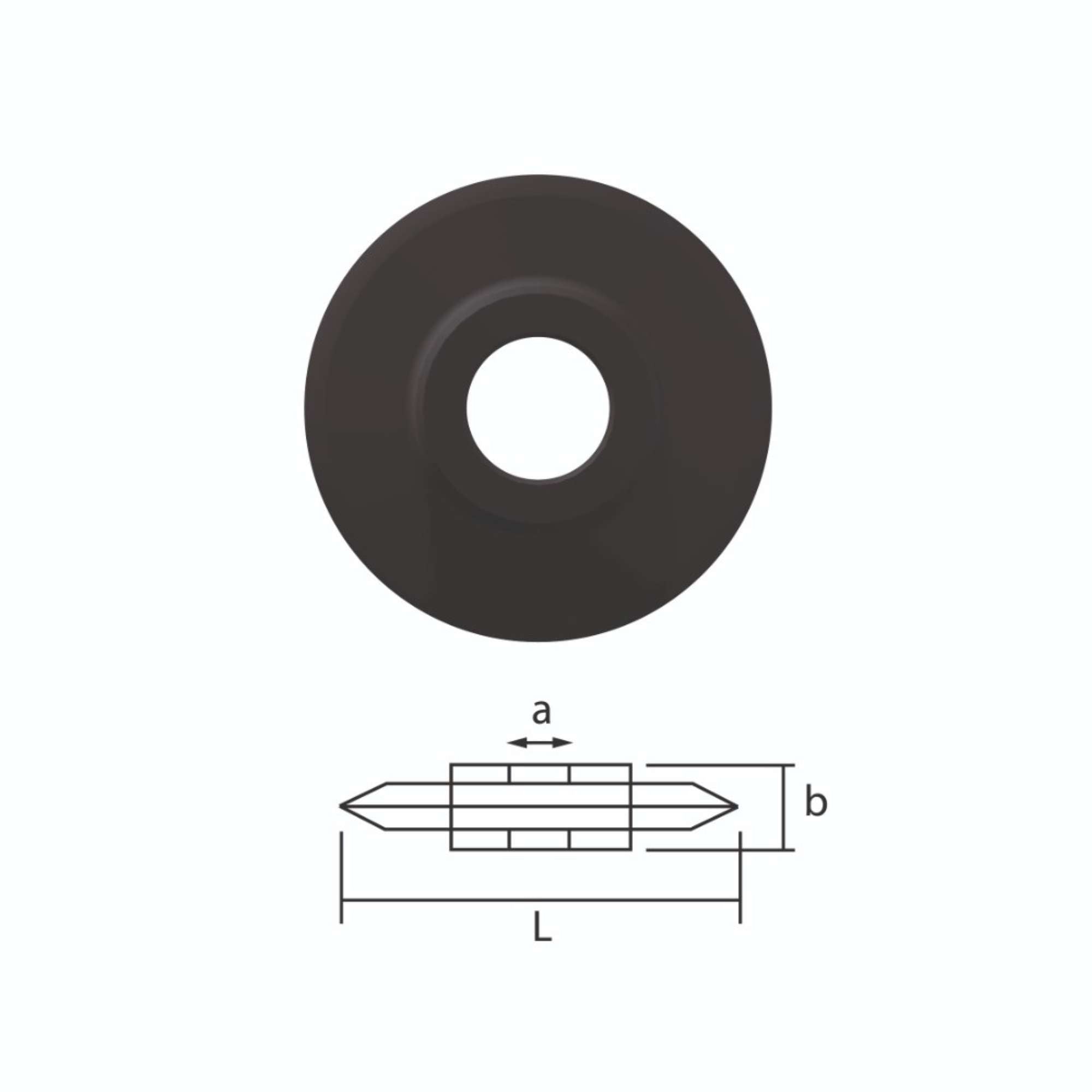 Replacement wheel for 313 A pipe cutter - Usag 313 AR U03130003Q