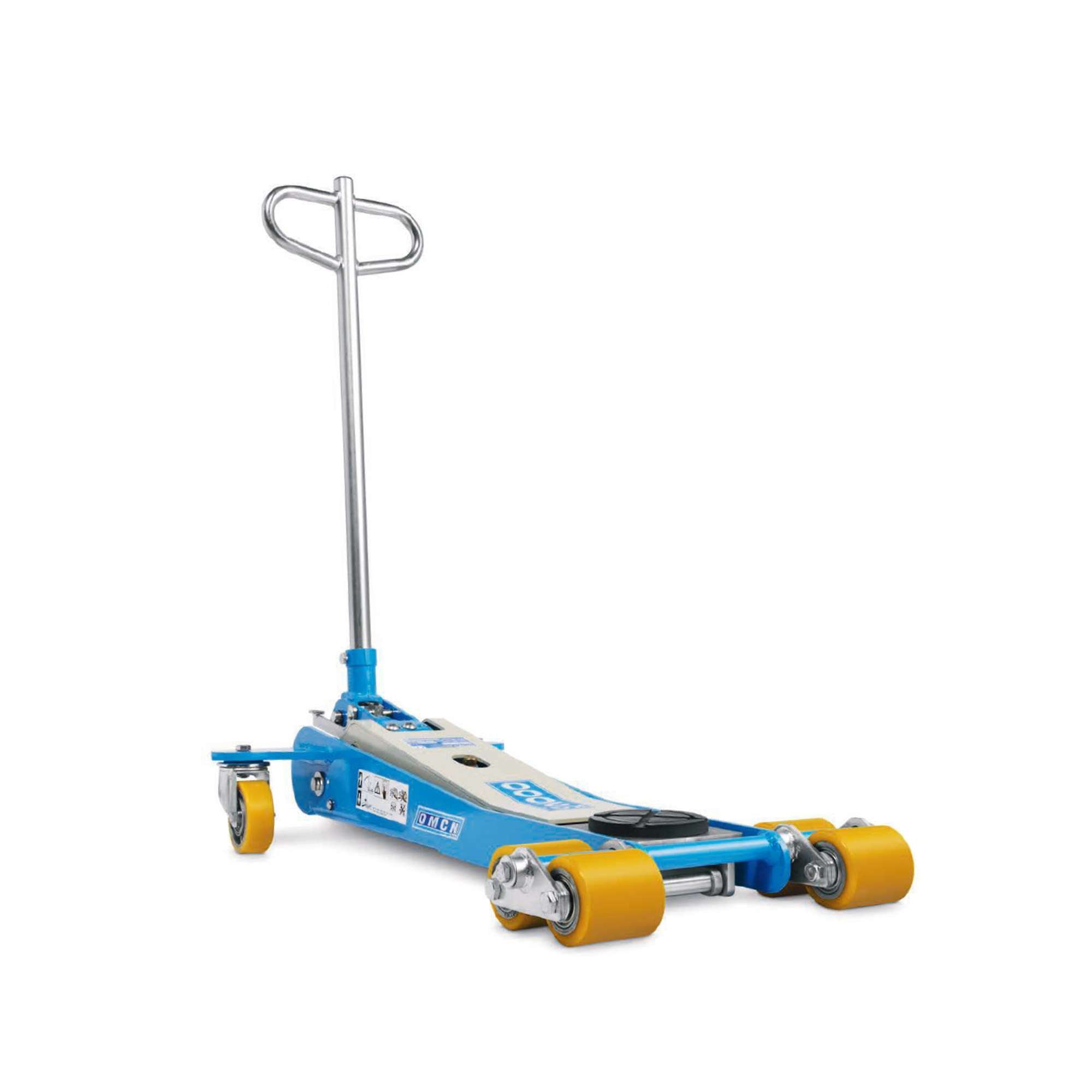Hydraulic trolley lift capacity 2000kg with tilting rollers - OMCN 3010