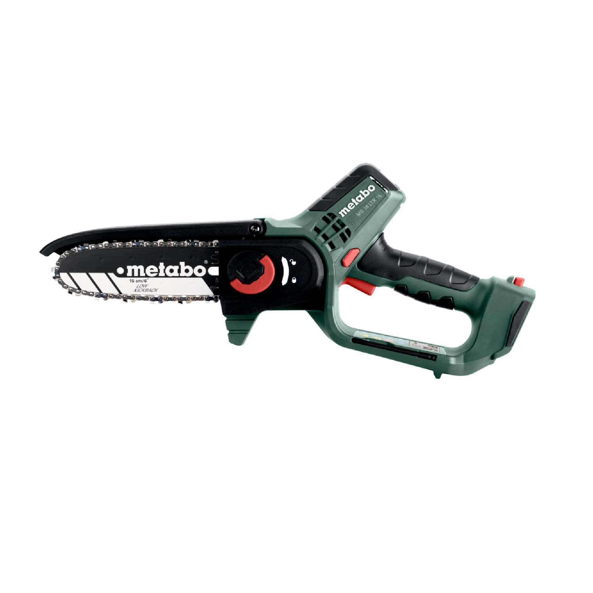 Cordless pruner + 1 battery 2Ah - Metabo MS 18 LTX 15