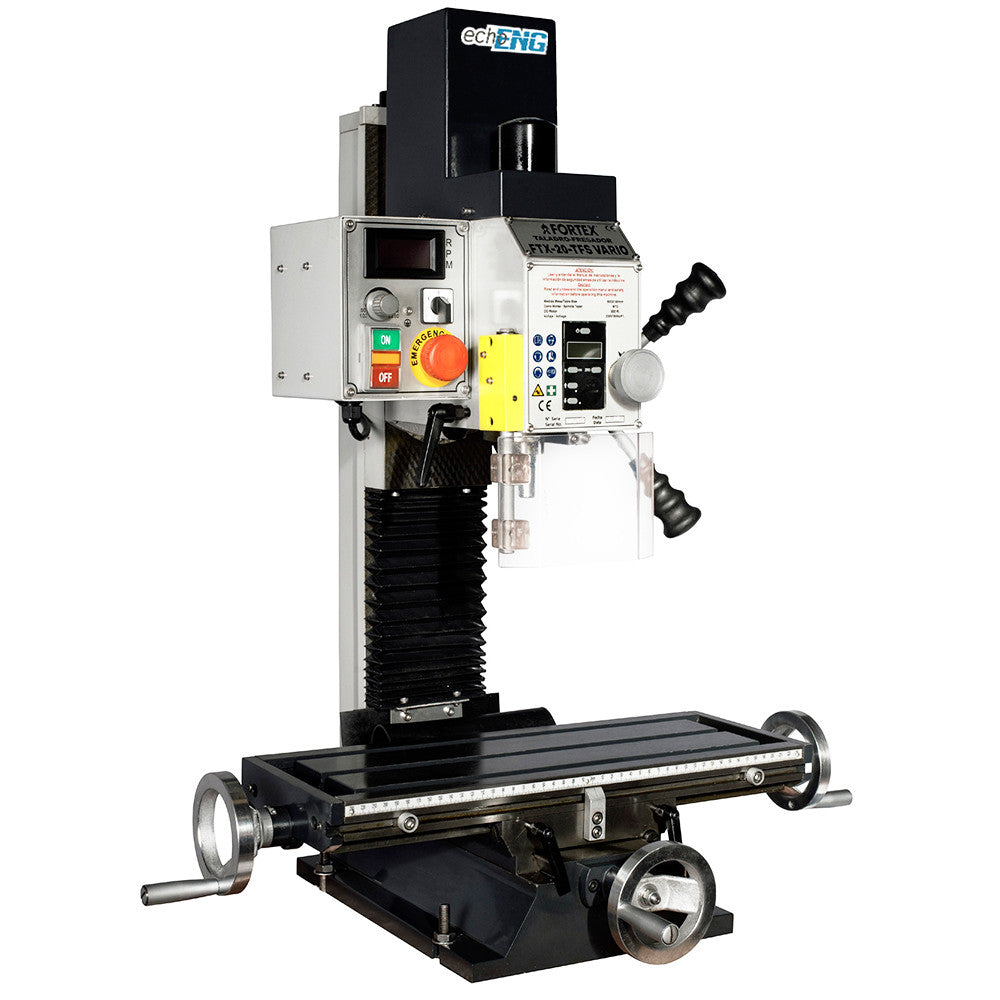 Milling-drilling machine FTX-20-TFS VARIO bench type - echoENG
