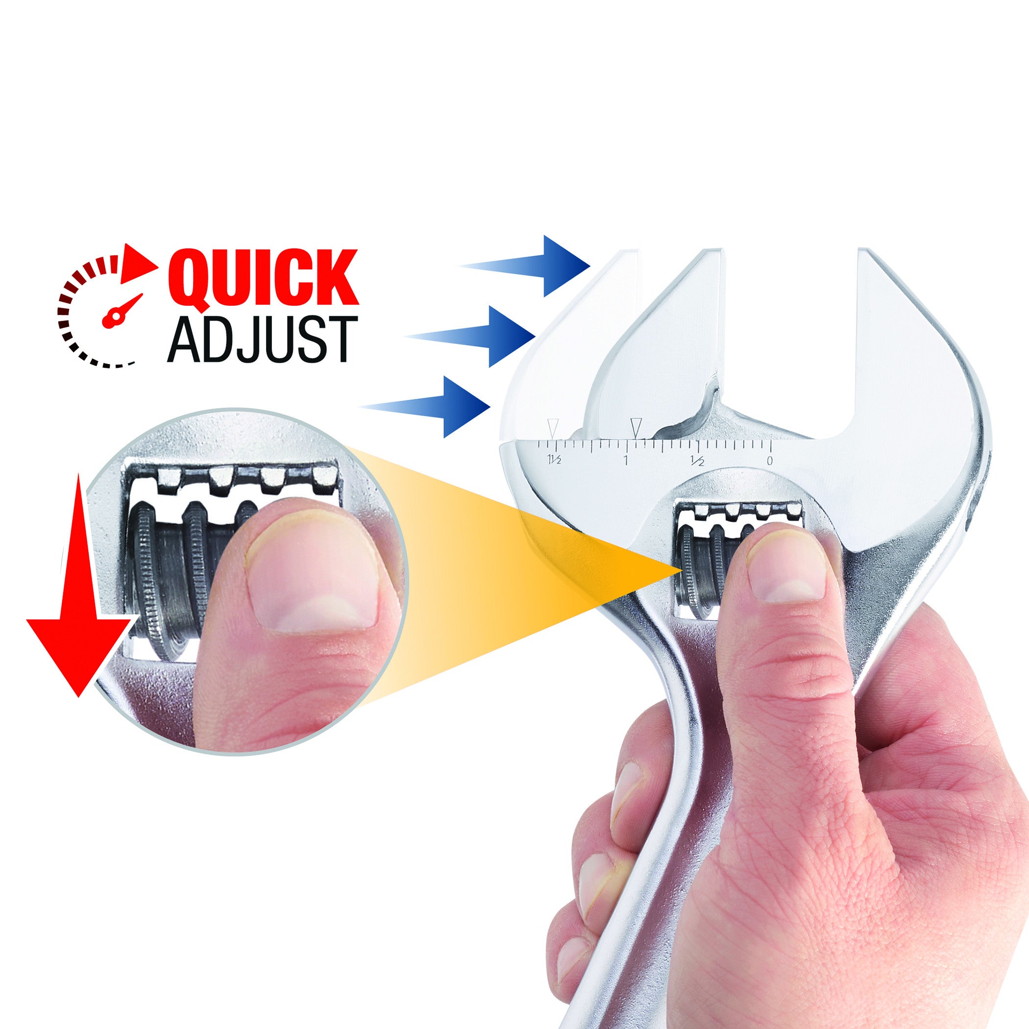 Chiavi a rullino con regolazione rapida 294 AD - Usag