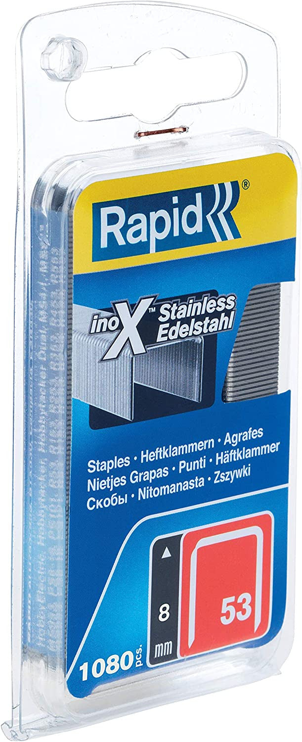 STAPLES 53/8MM SS 1.08M N.BLISTER STAP - 40109510