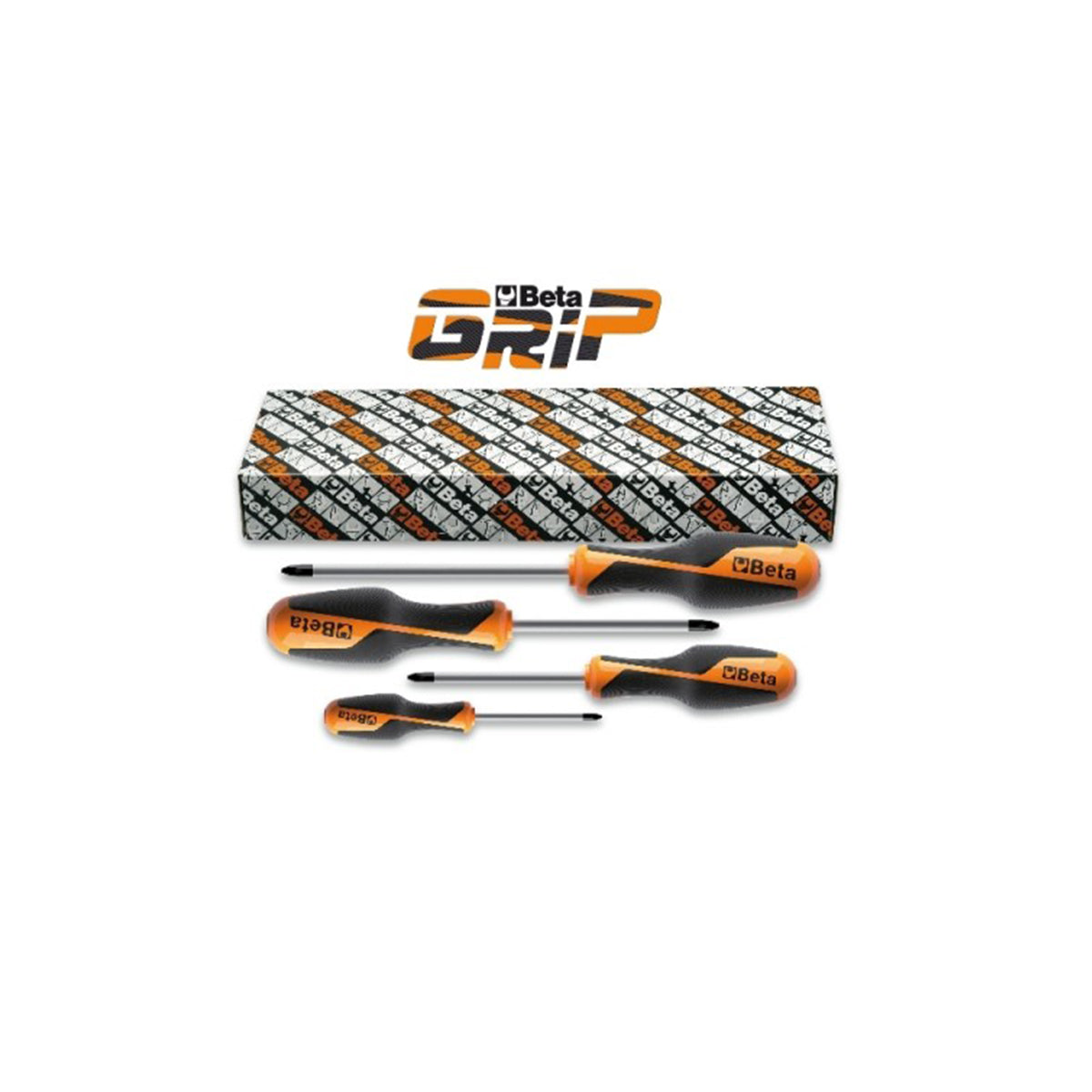 Set of 4 screwdrivers for Phillips head screws - Beta 1262/S4