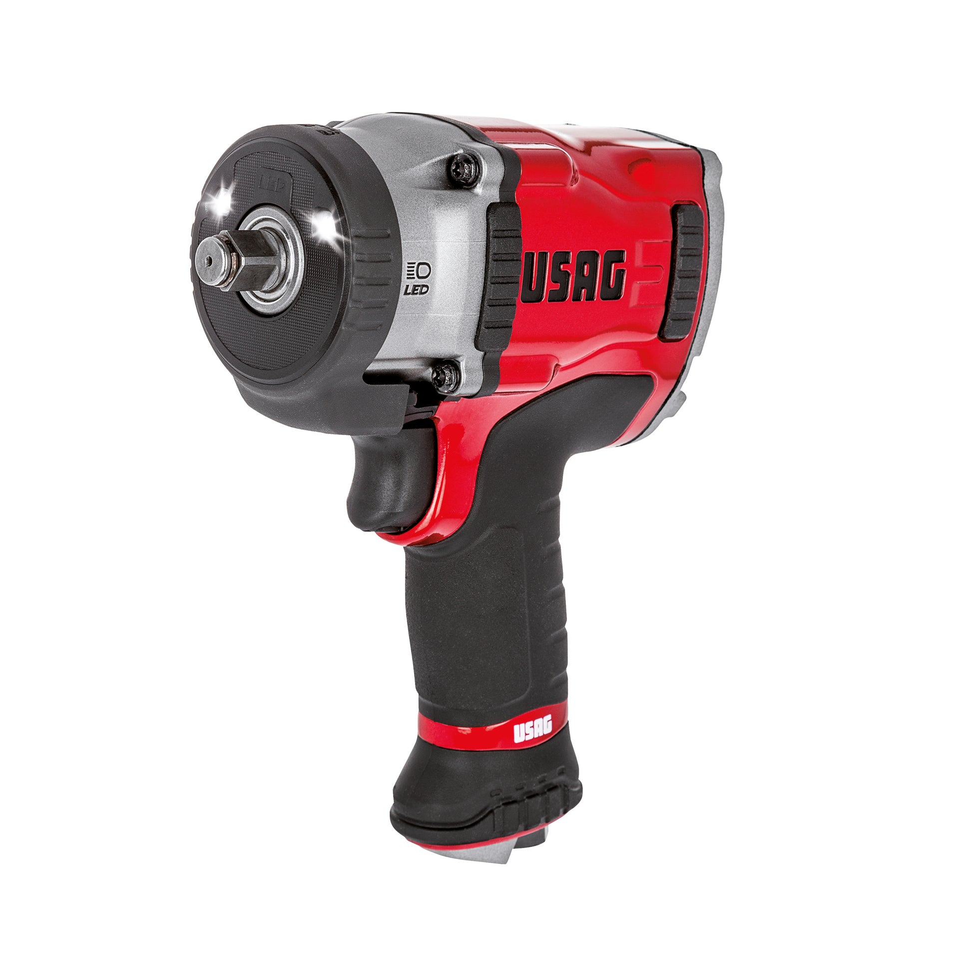 Magnesium impact wrench with led 162x75x212mm 2,2kg - Usag 943 PC1 1/2