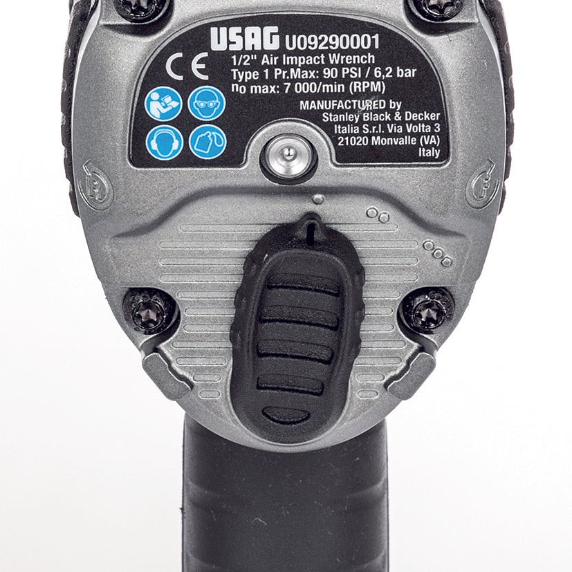 Magnesium impact wrench 162x75x212mm 2kg - Usag 929 PC1 1/2