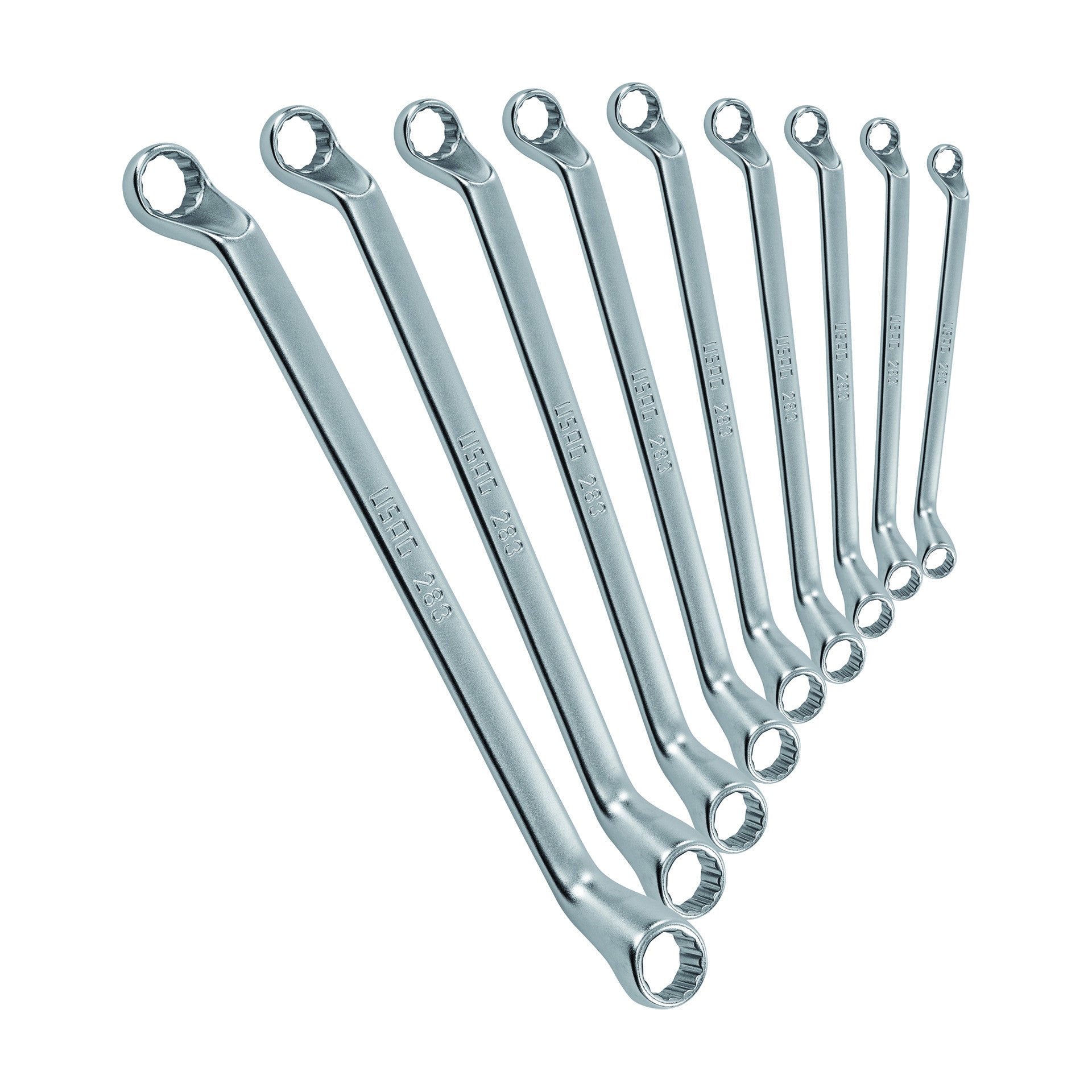 Set of 9 SE9 curved double polygon wrenches - Usag U02831405