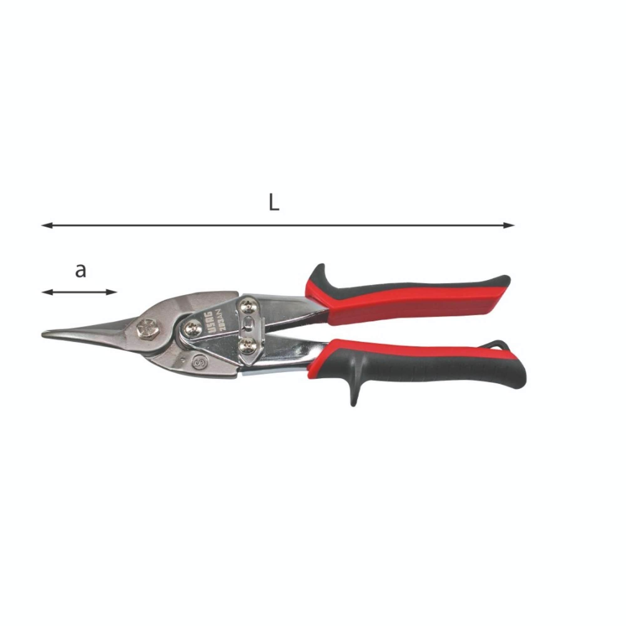 Double lever shear for sheet metal L 250mm - Usag 203AN U02030001