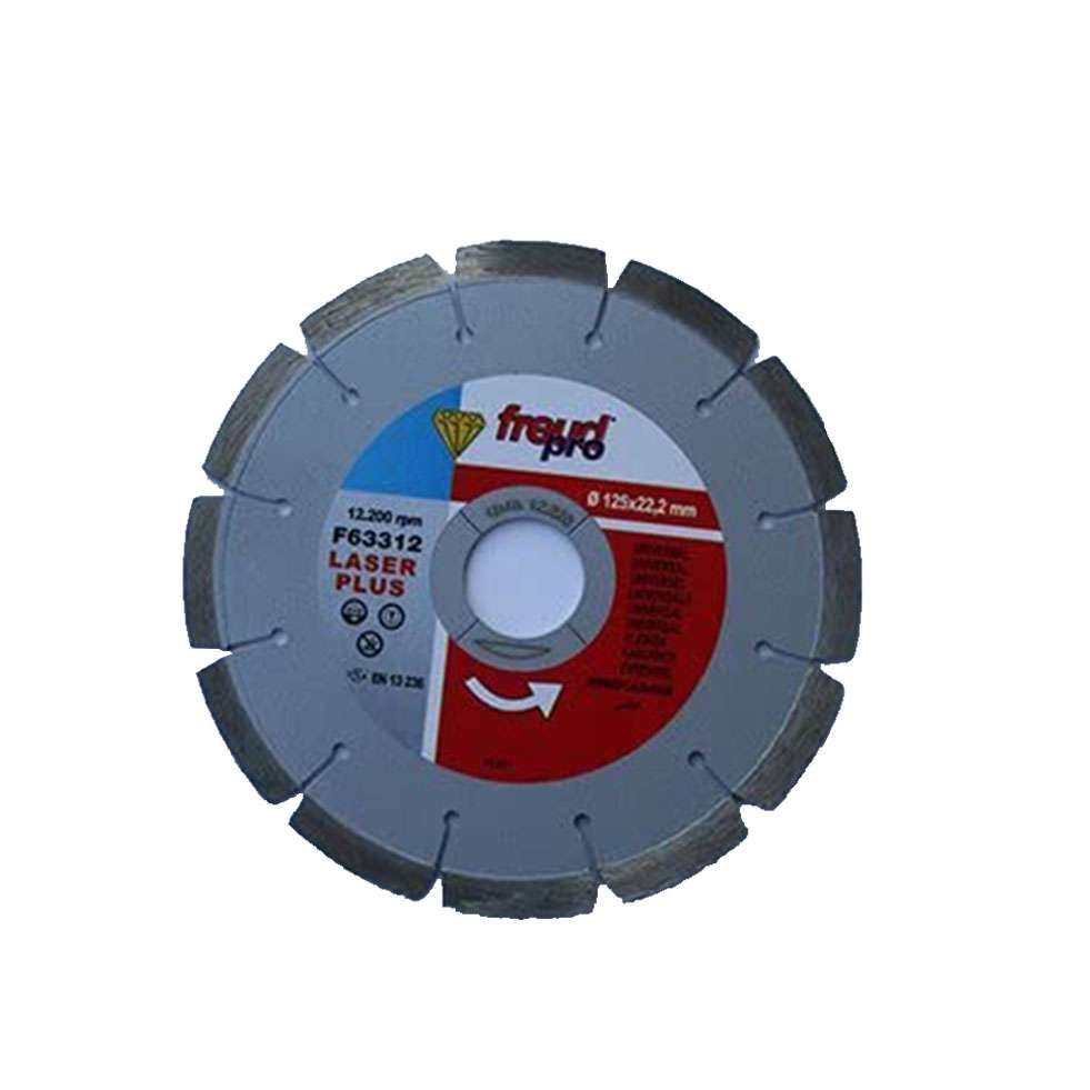 Diamond disc 115mm continuous crown for ceramic - Freud - F63361