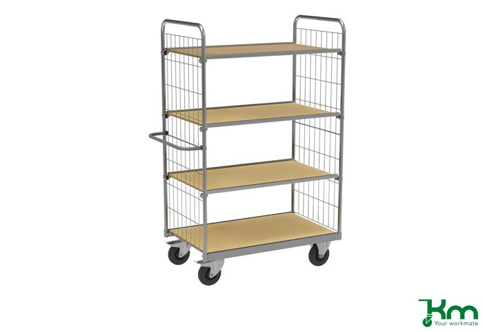 Angepasstes Regal für Bereiche 4 Regalböden, L x B x H 1190 x 650 x 1695 mm - Kongamek